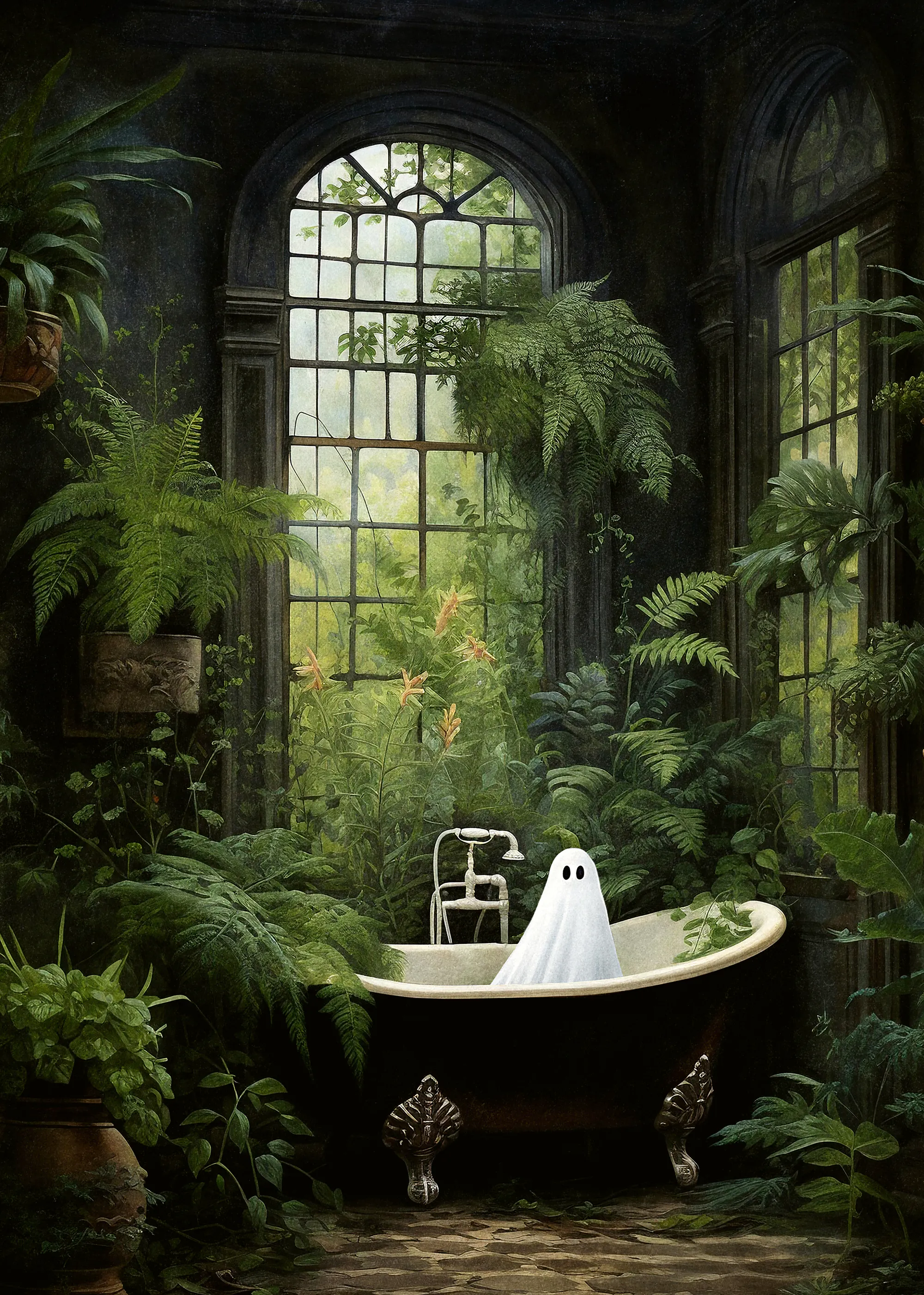 Olga Telnova - Ghostly Bath Poster 0