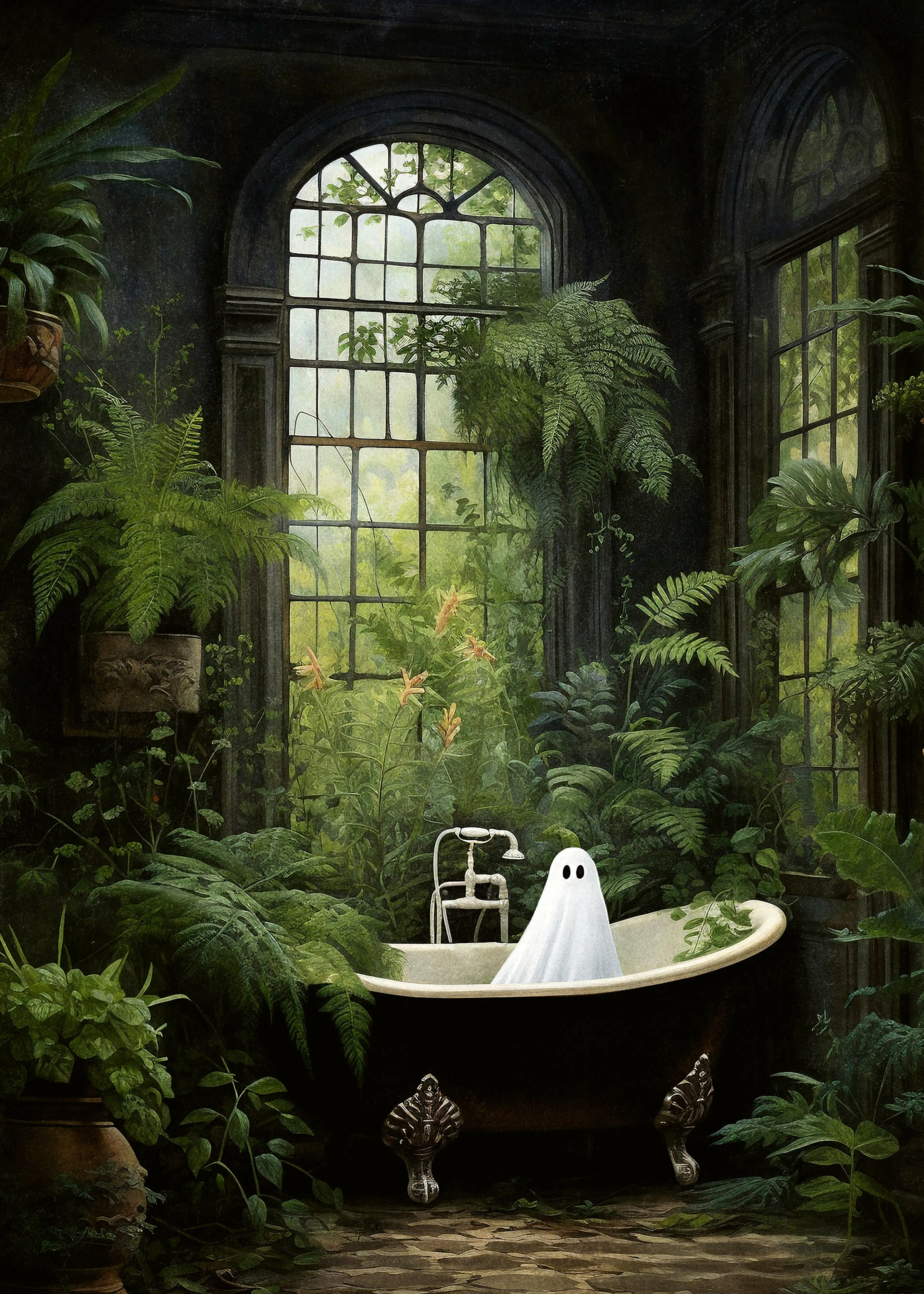 Olga Telnova - Ghostly Bath Poster 0