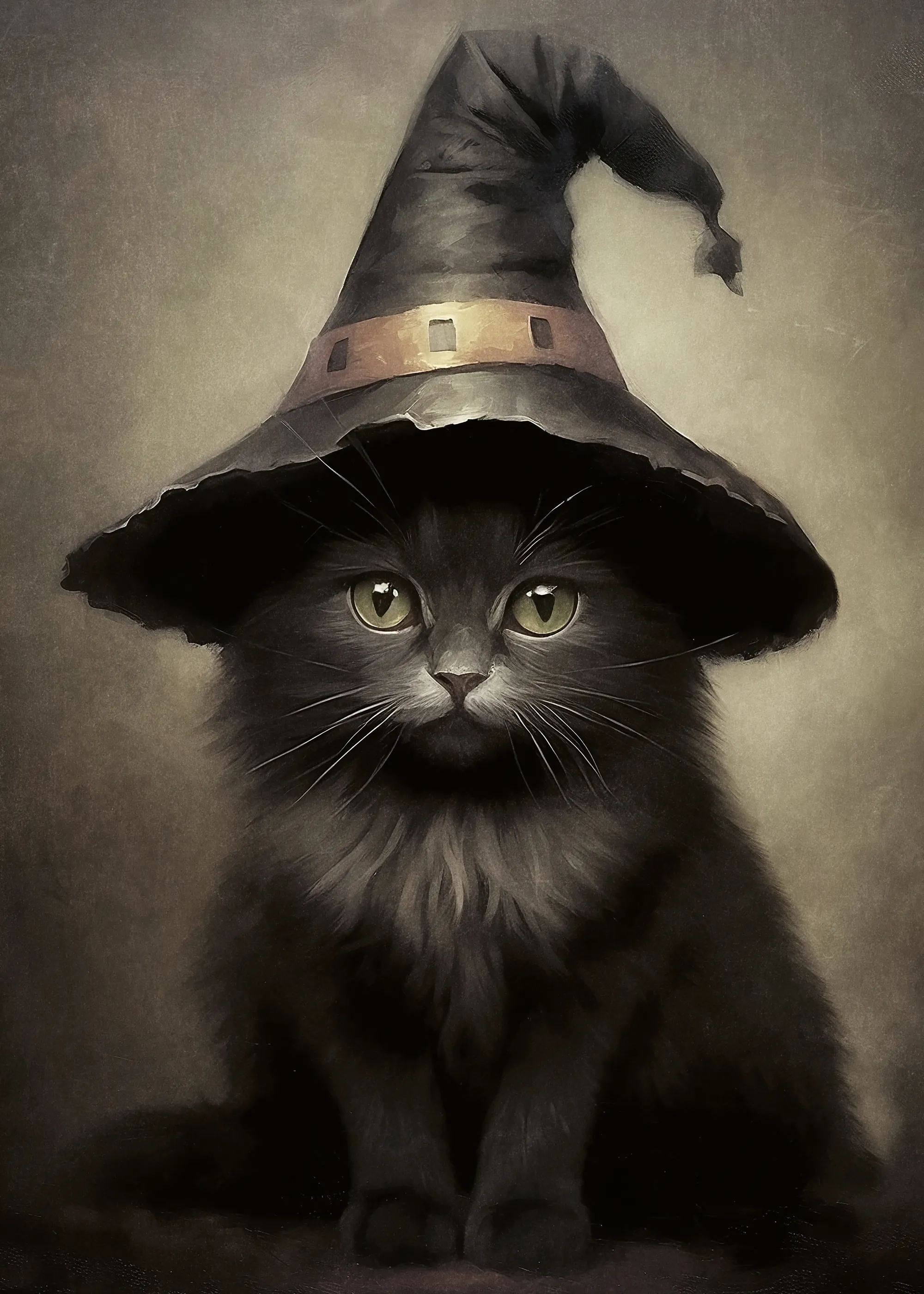 Olga Telnova - Witch Cat Poster 0