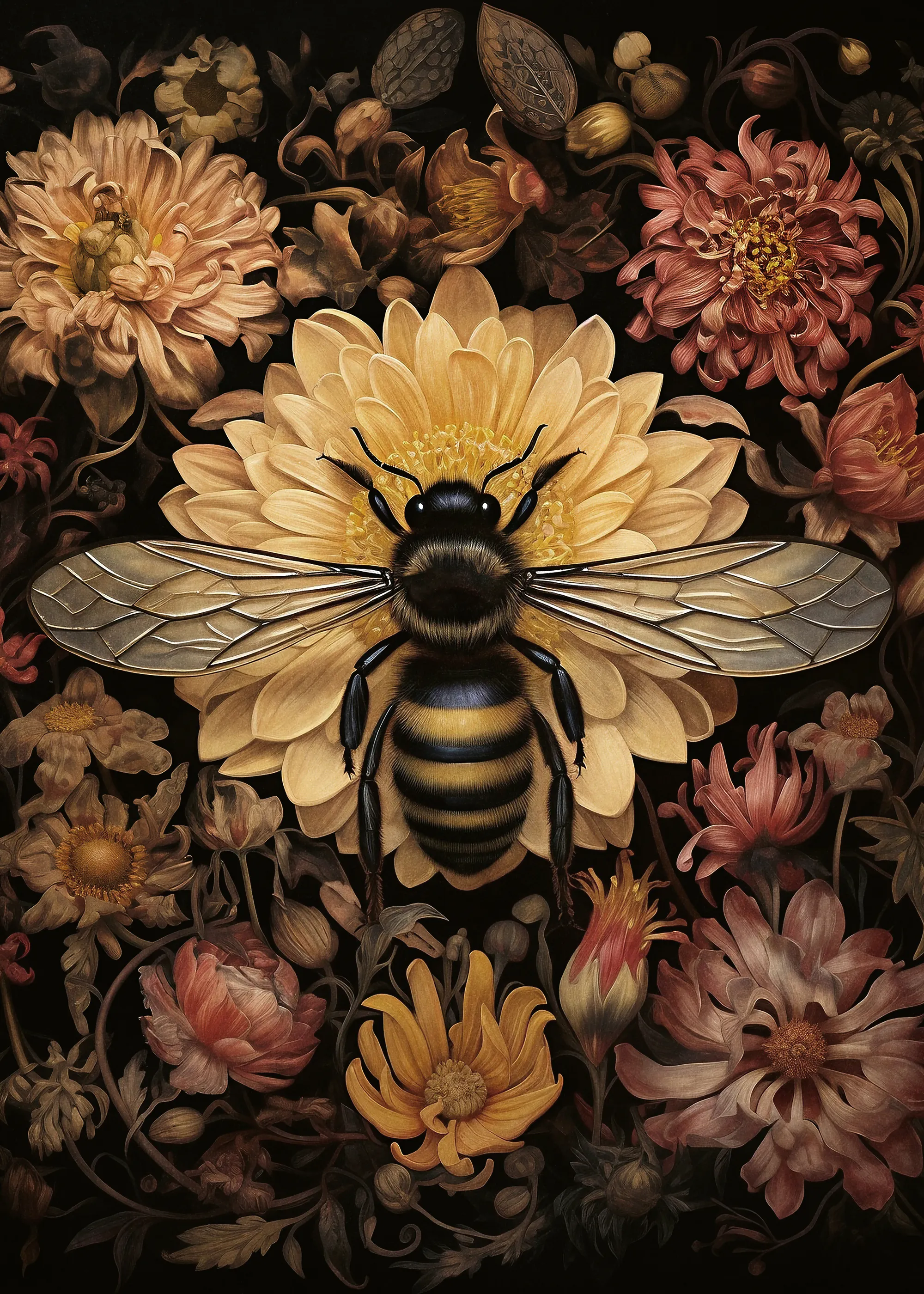 Olga Telnova - Bee Bloom Poster 0