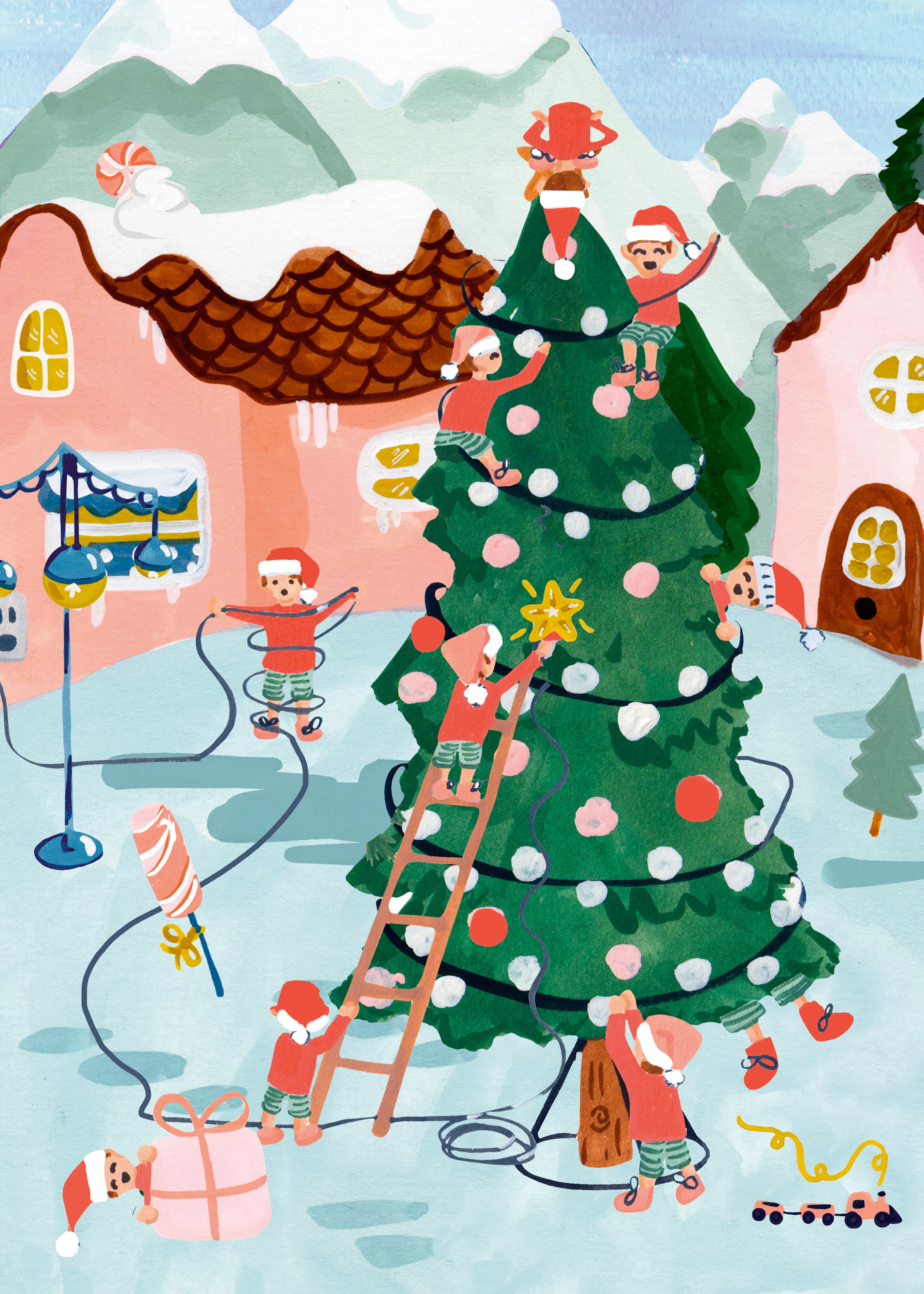 Sabina Fenn - Christmas Decorating Poster 0