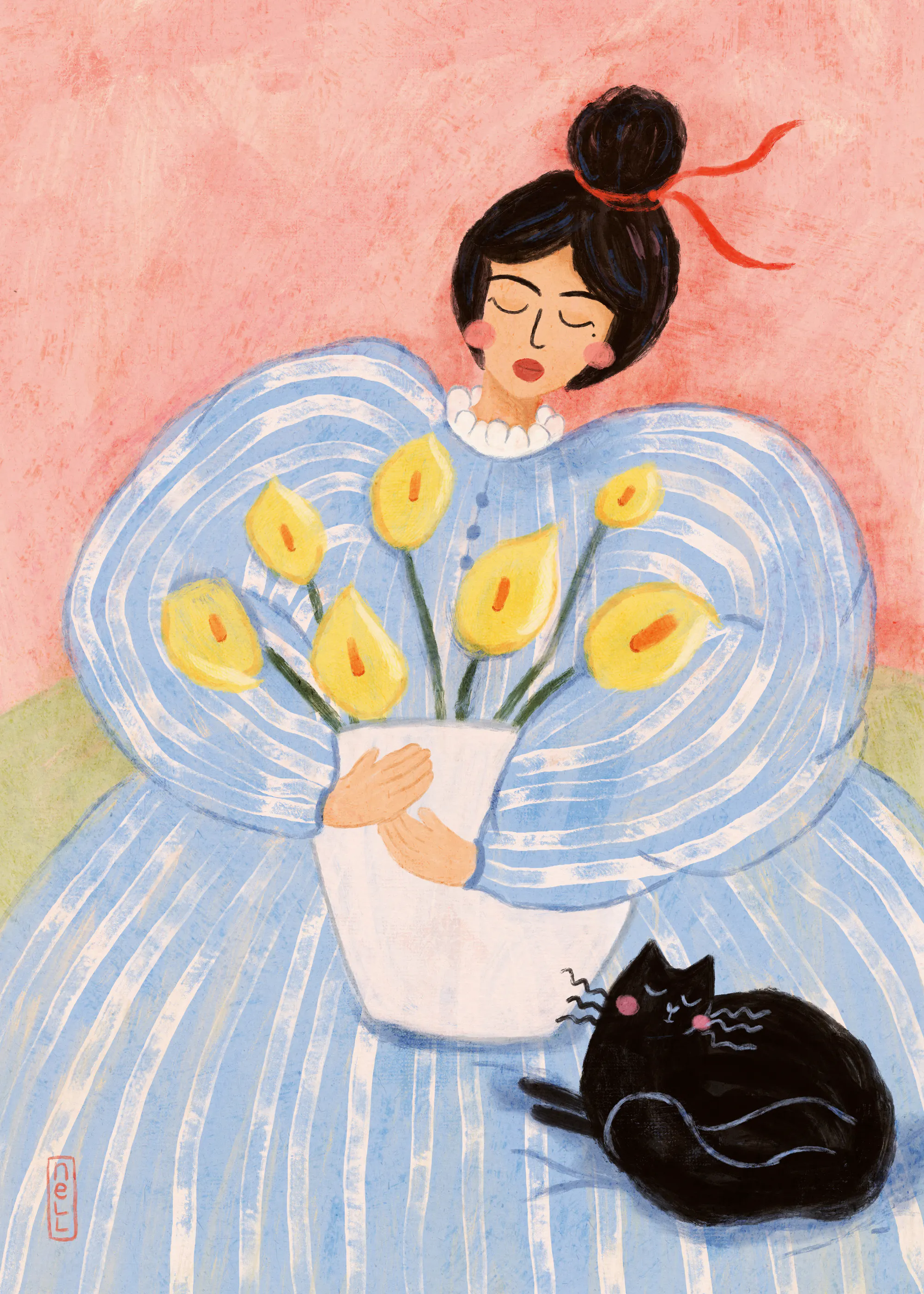 Serene Blooms Poster 0