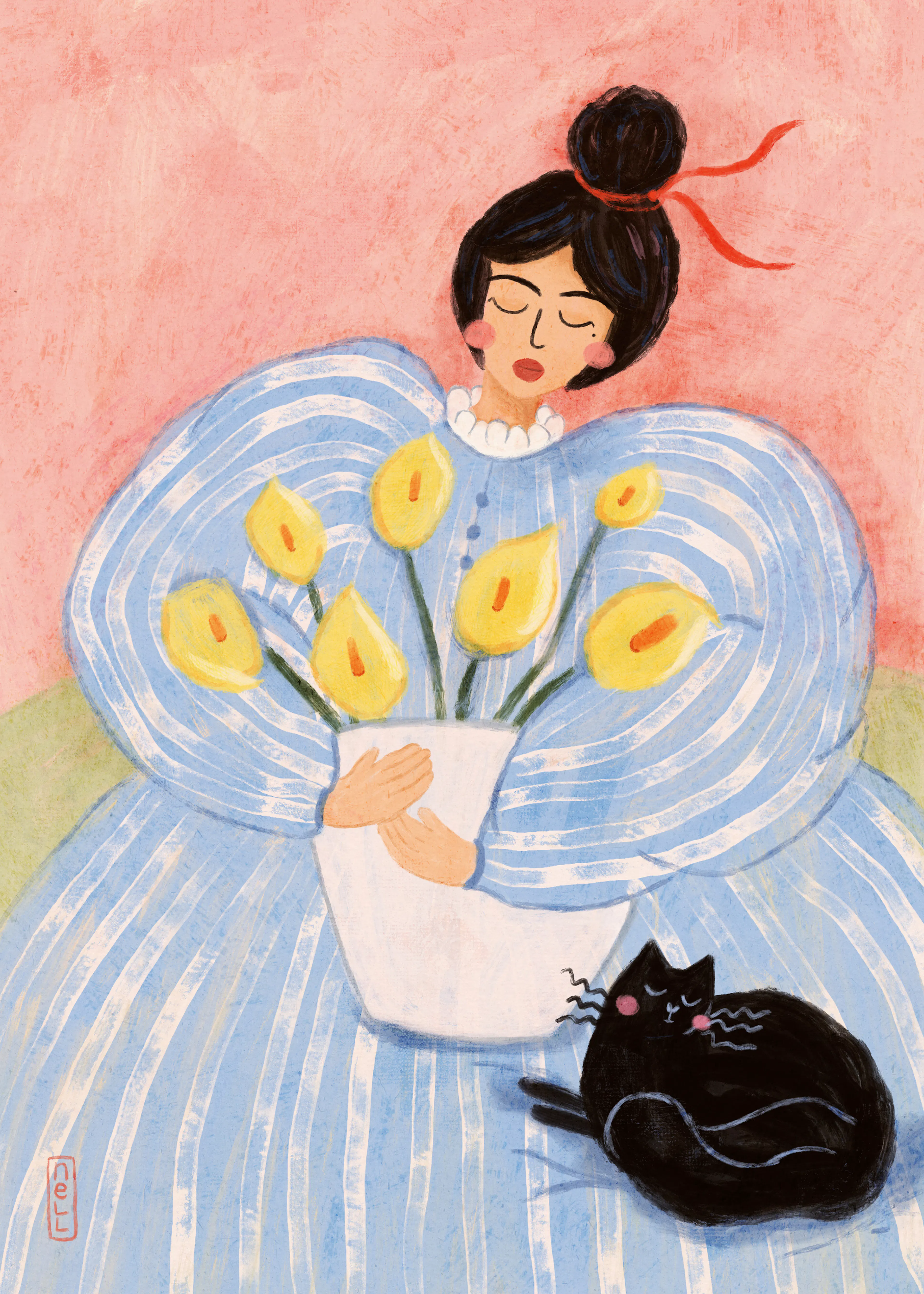 Serene Blooms Poster 0