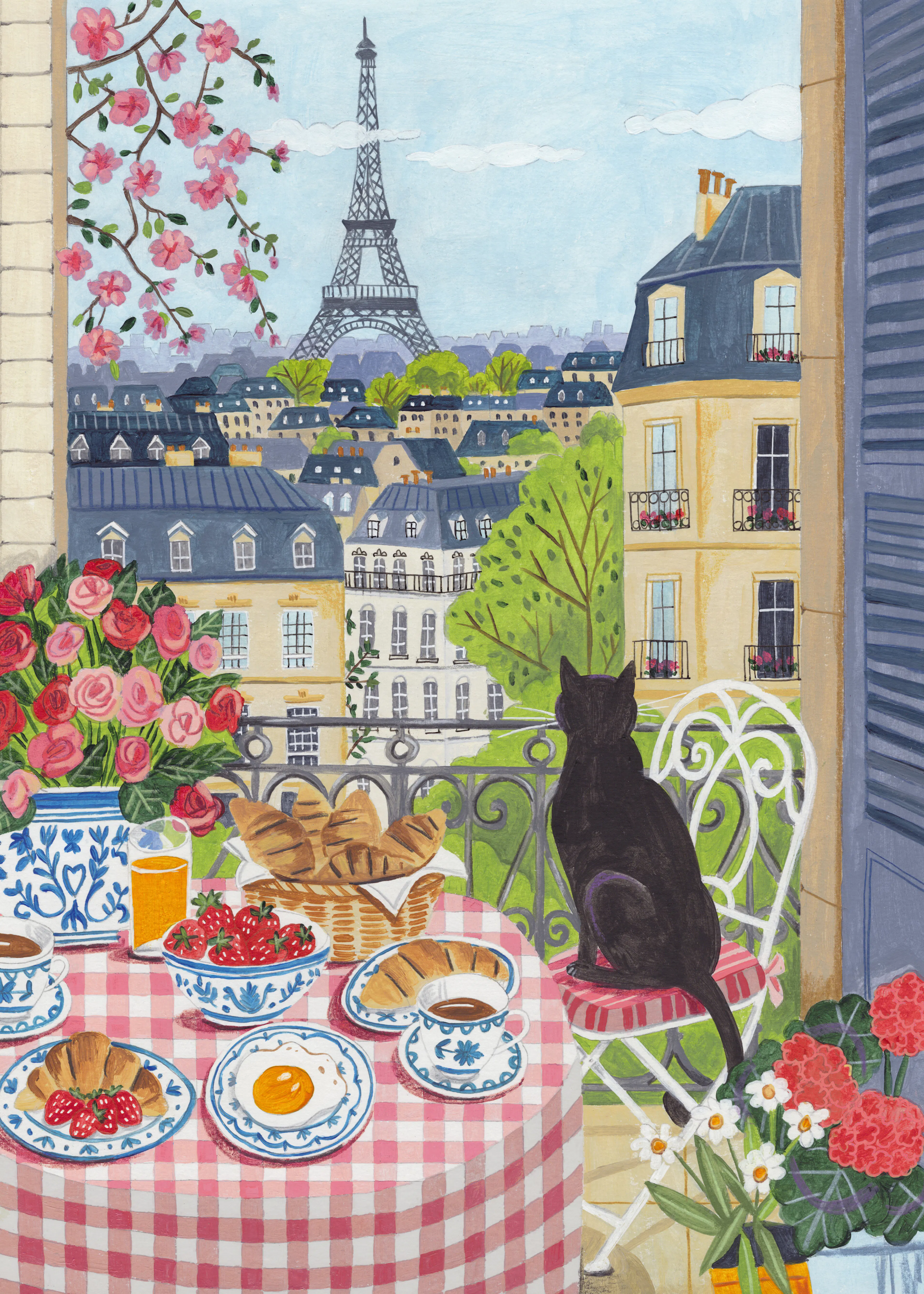 Parisian Breakfast Poster 0