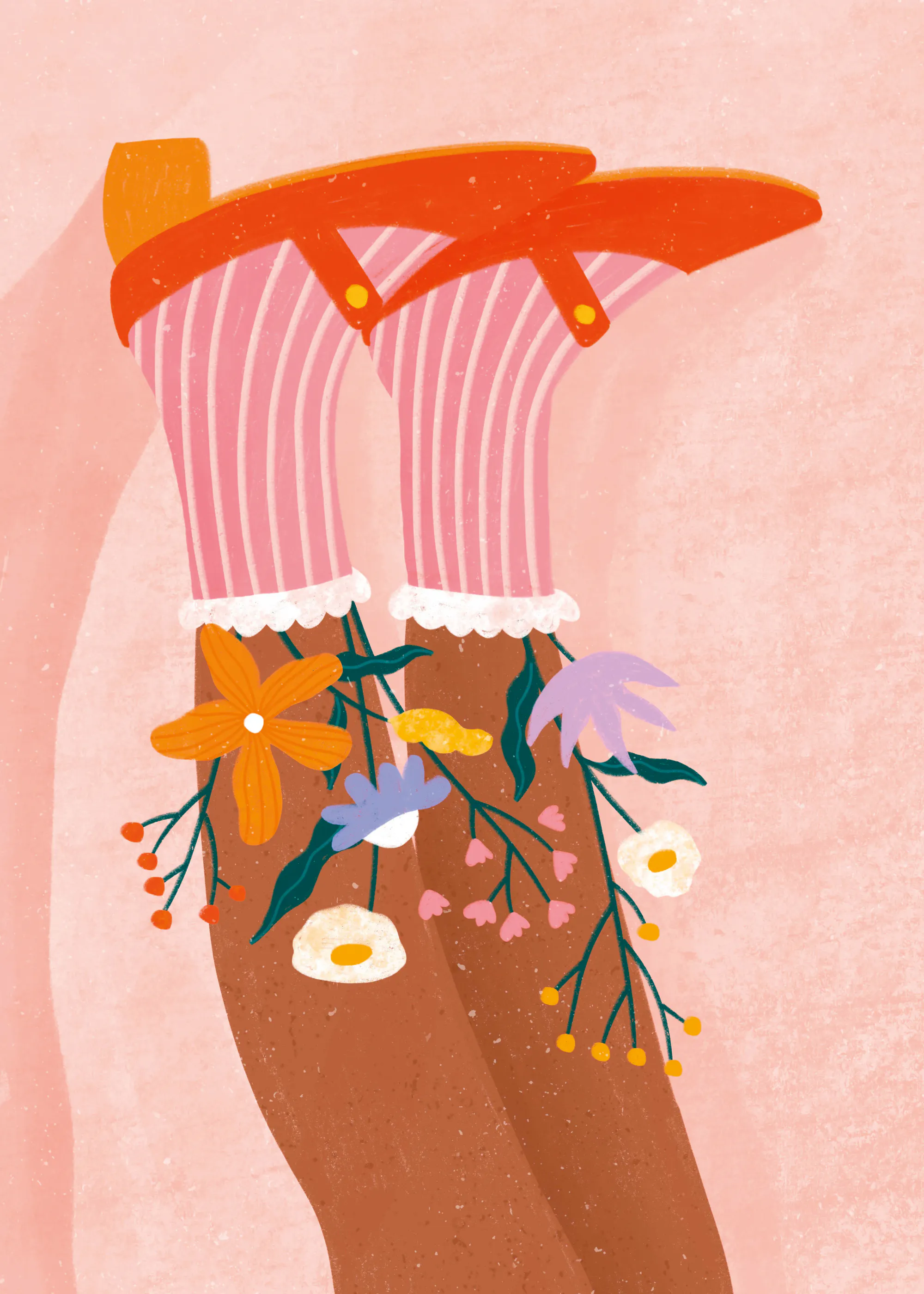 Floral Feet Poster 0