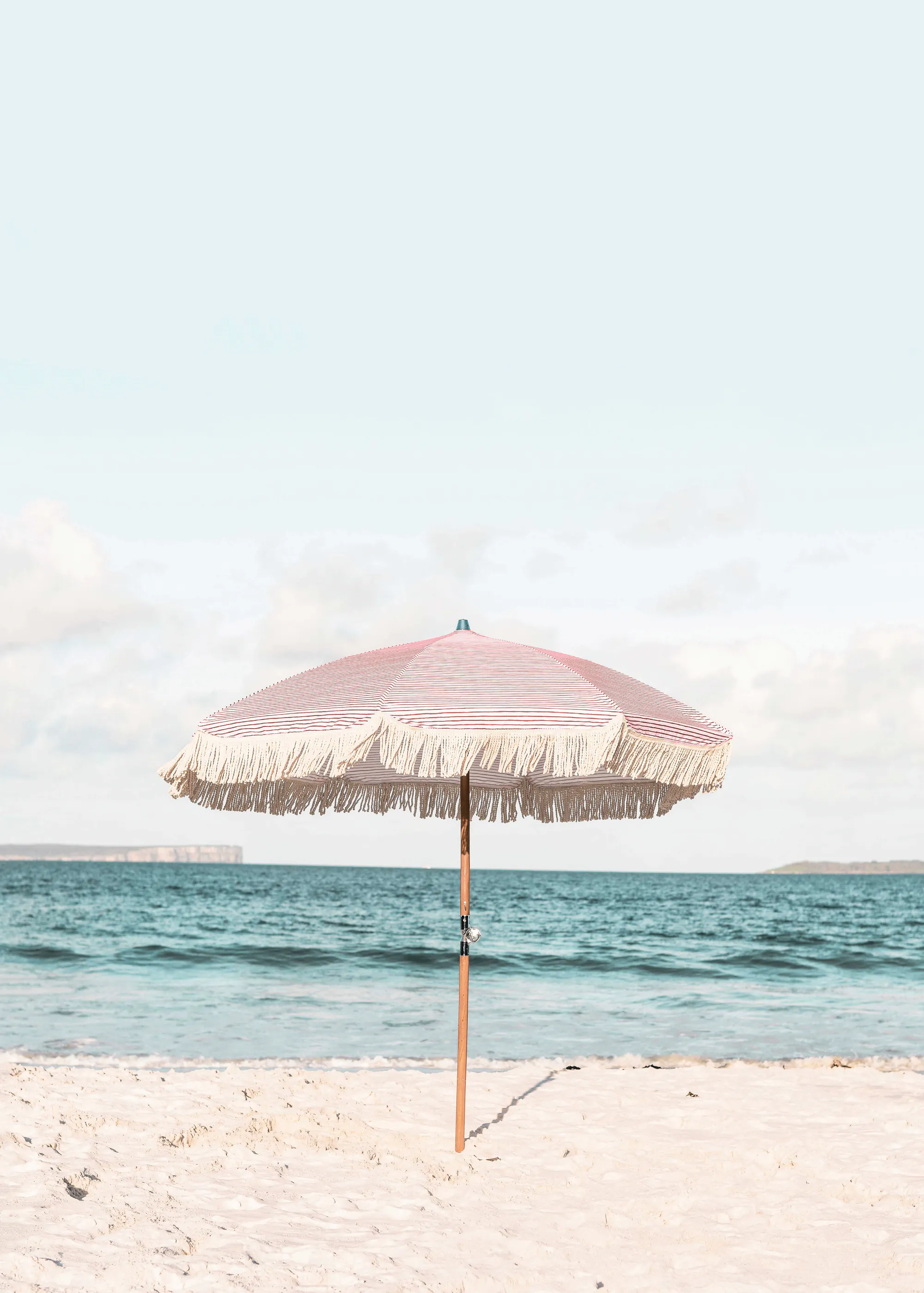 Pink Strand Stille Poster 0