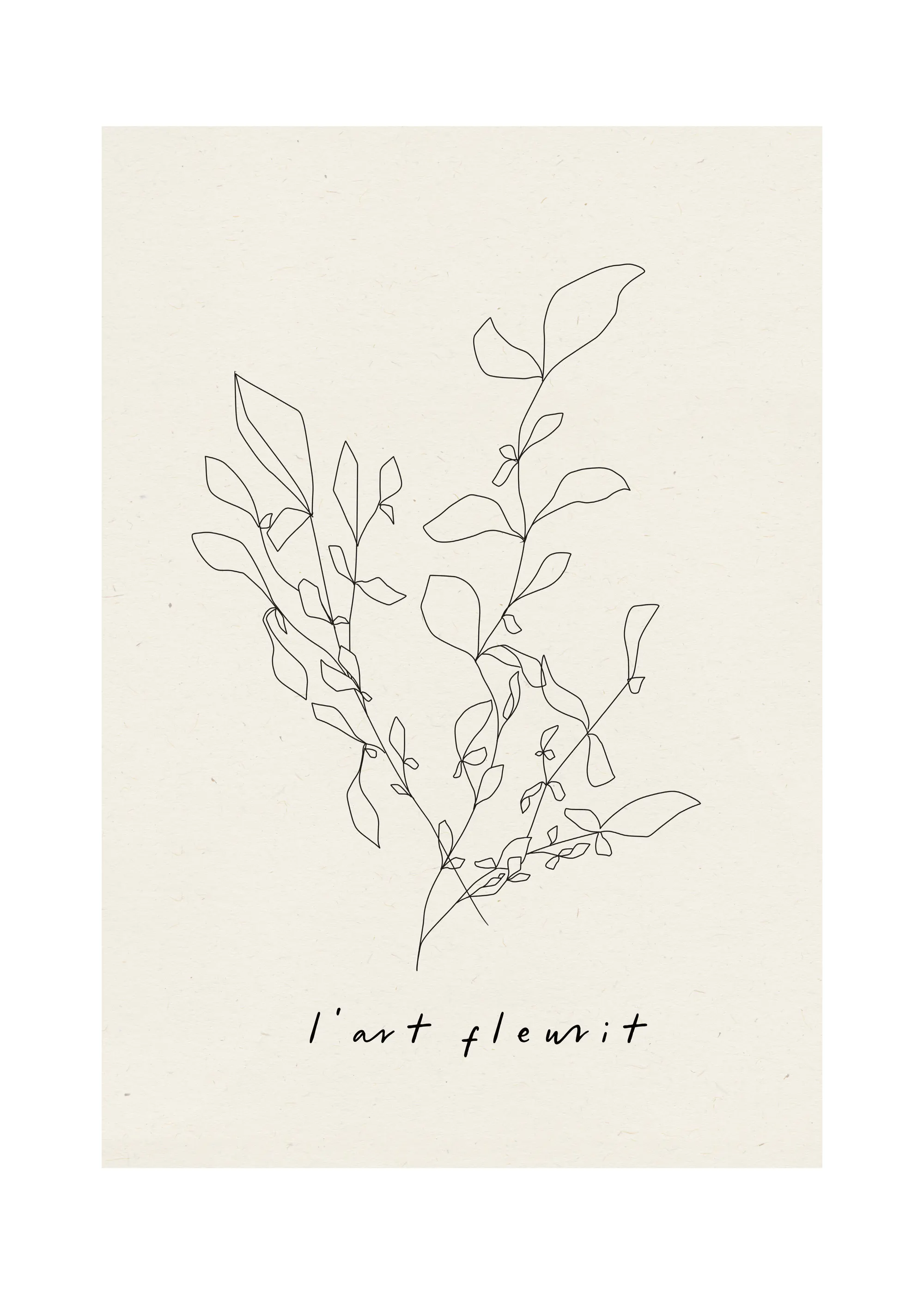 Delicate Plant Poster 0