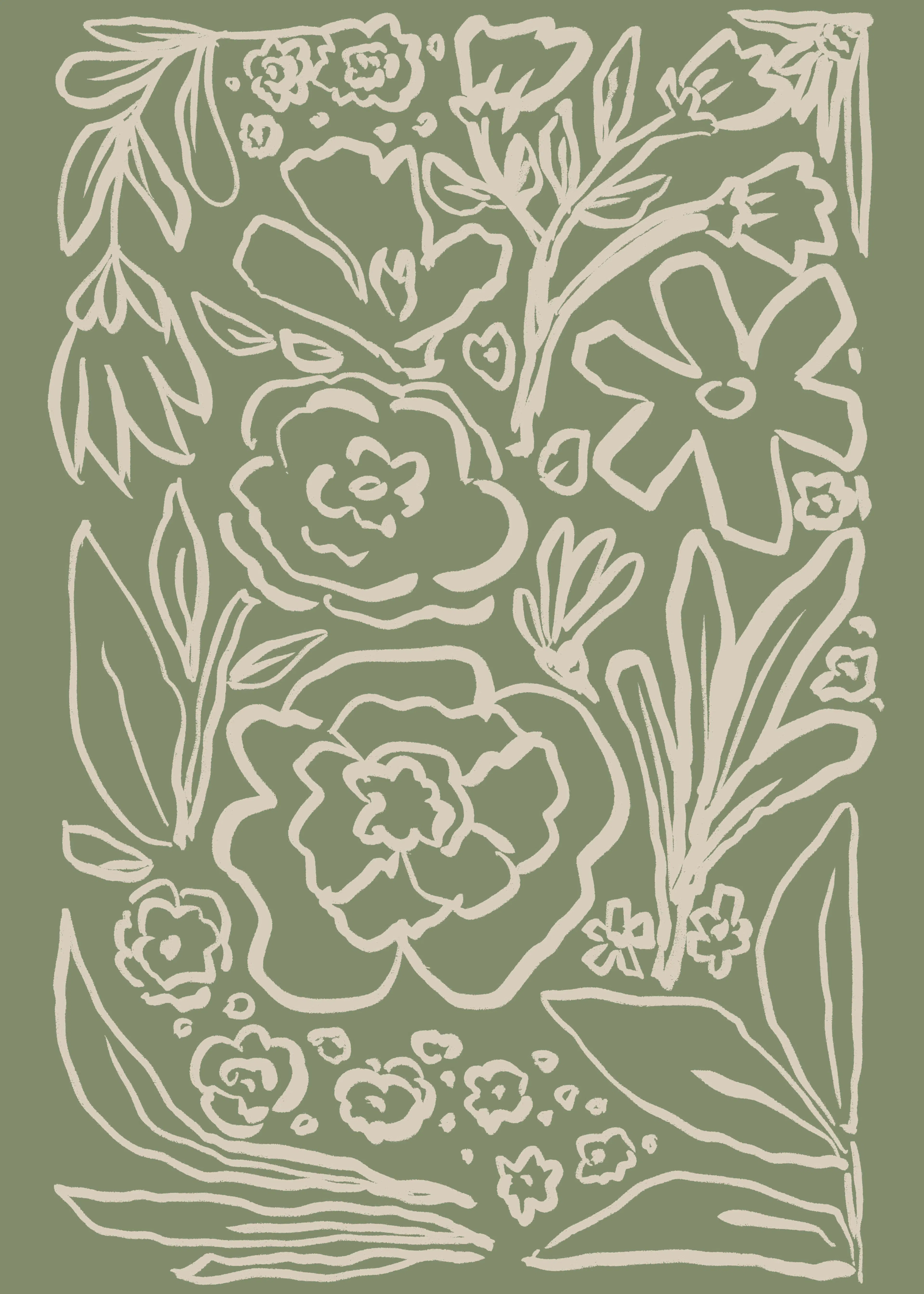 Salbei Florales Geflüster Poster 0