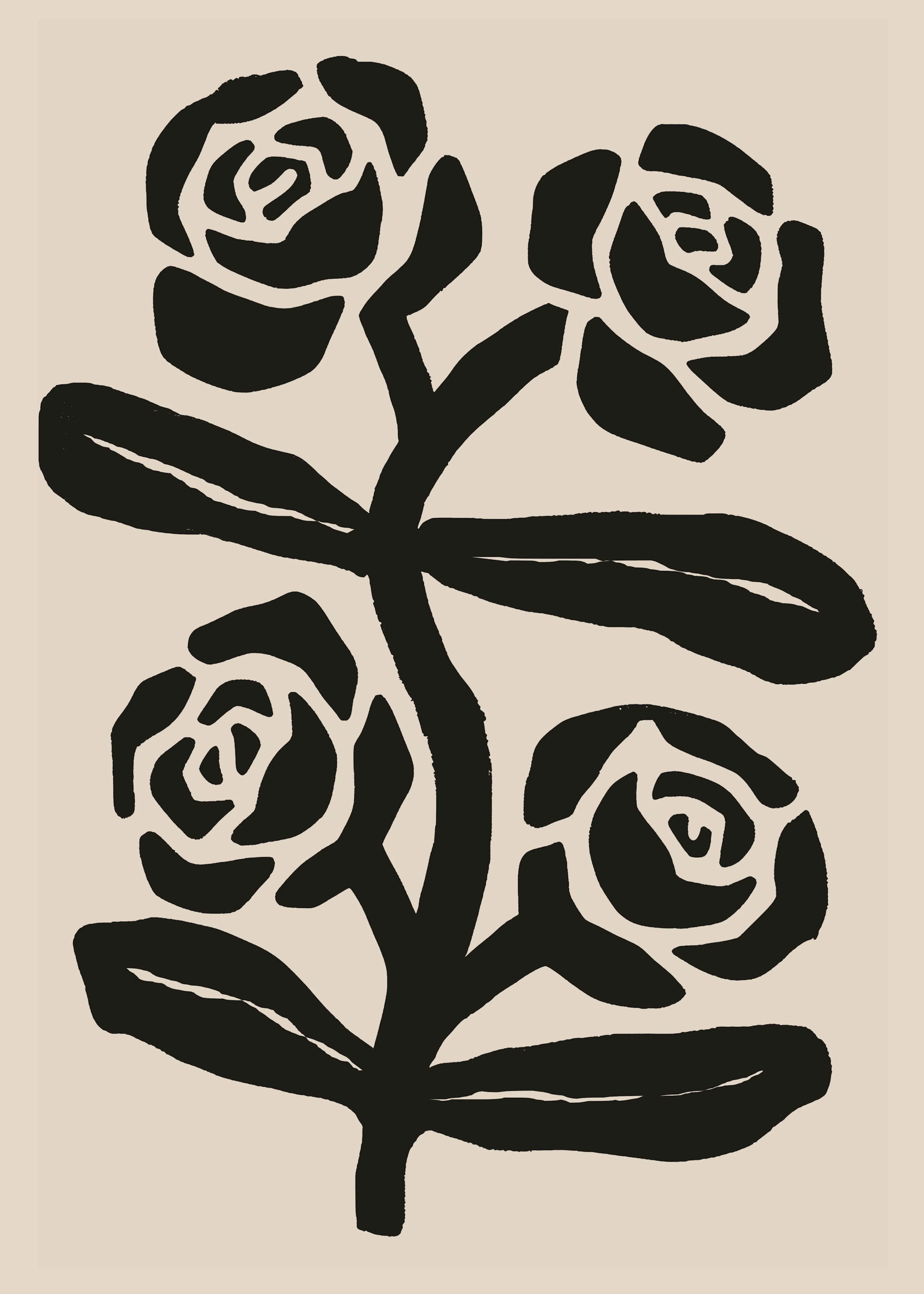 Bold Floral Poster 0