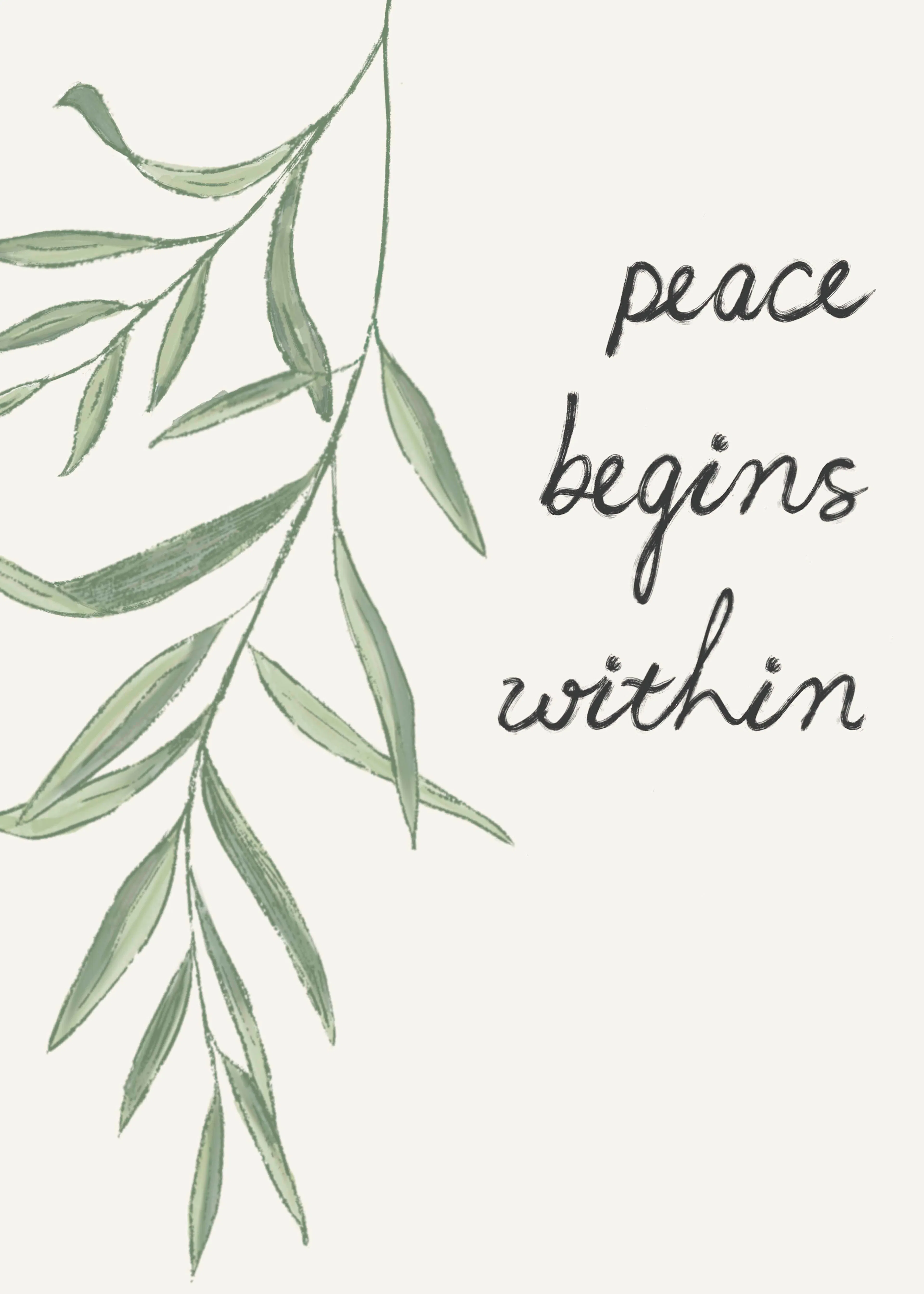 Peace Within Poster 0