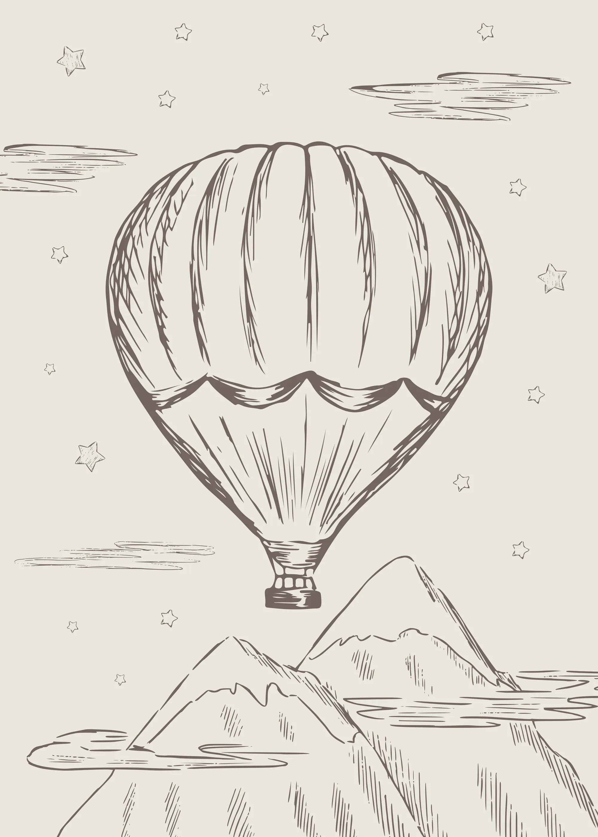 Vintage Balloon Poster 0