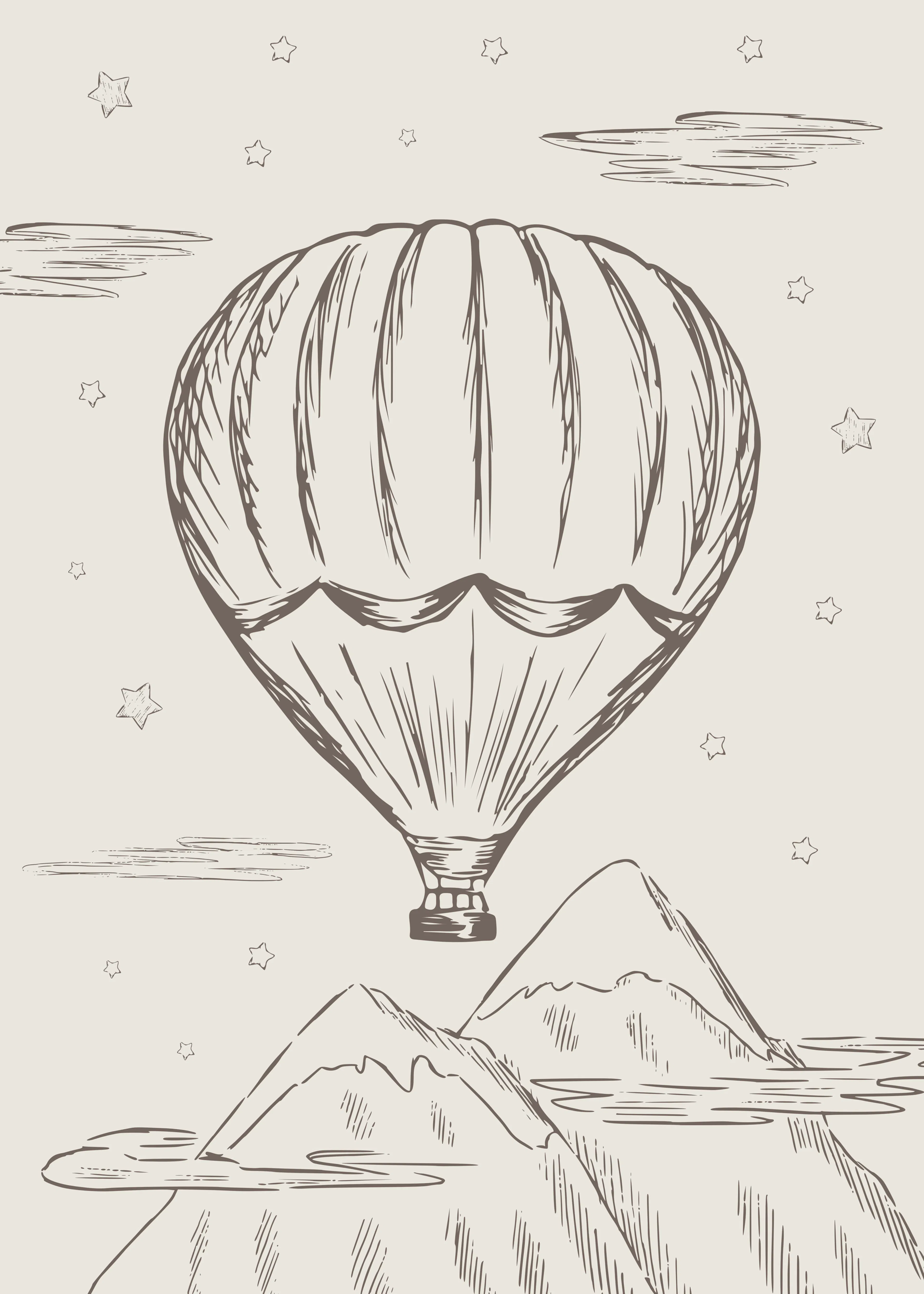 Vintage Balloon Poster 0