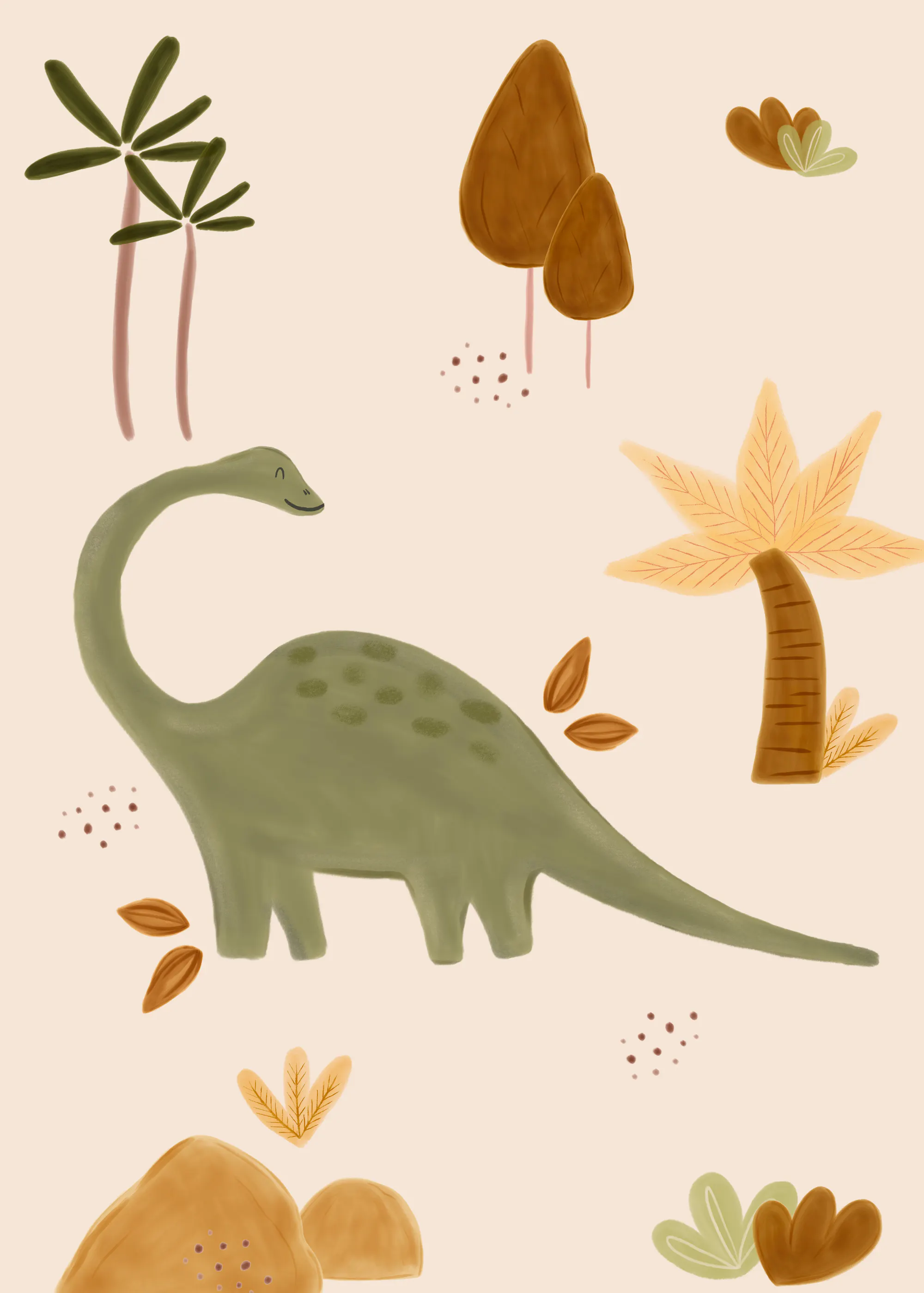 Snille Dinosaurer Plakat 0