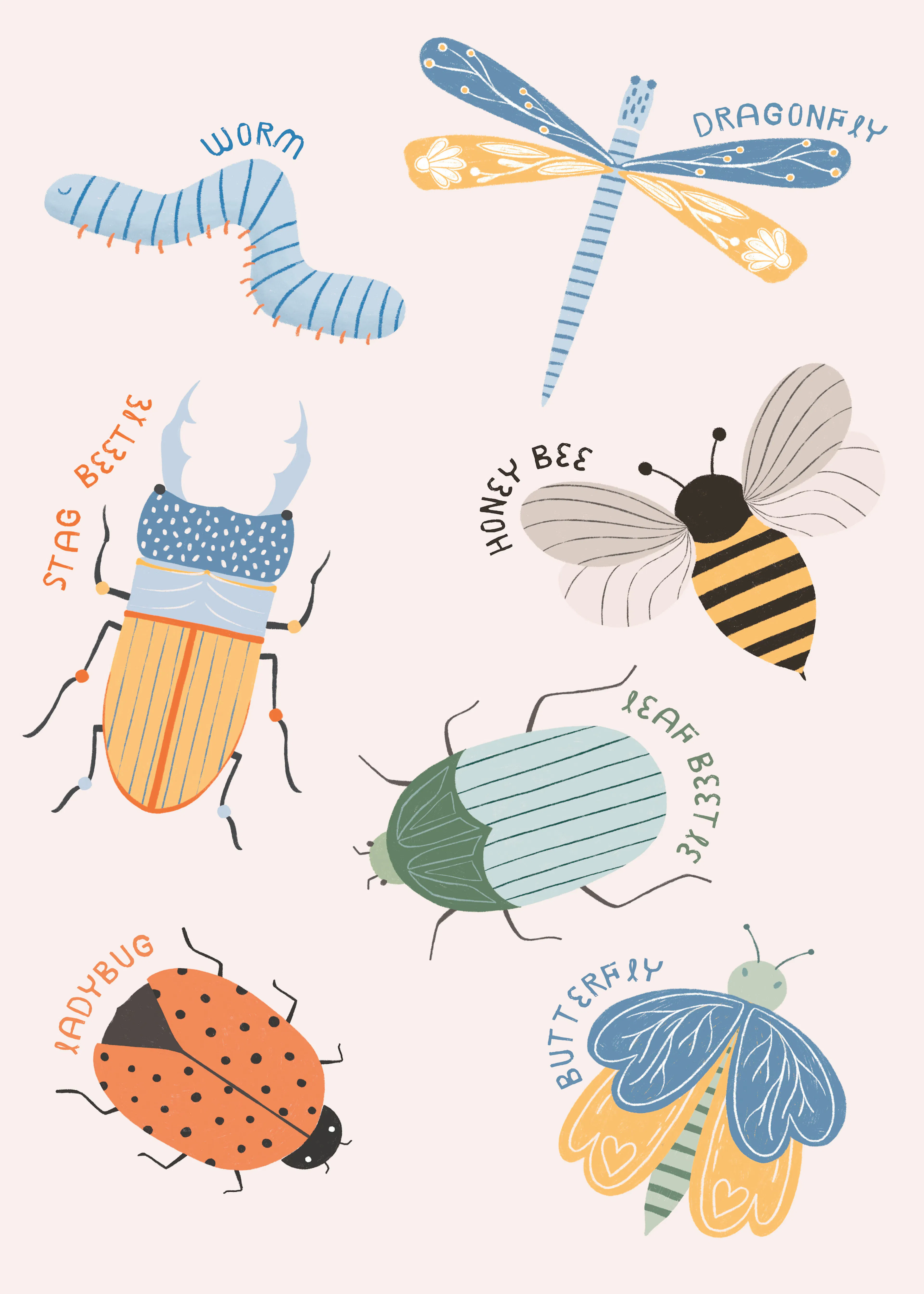 Colorful Beetles Poster 0