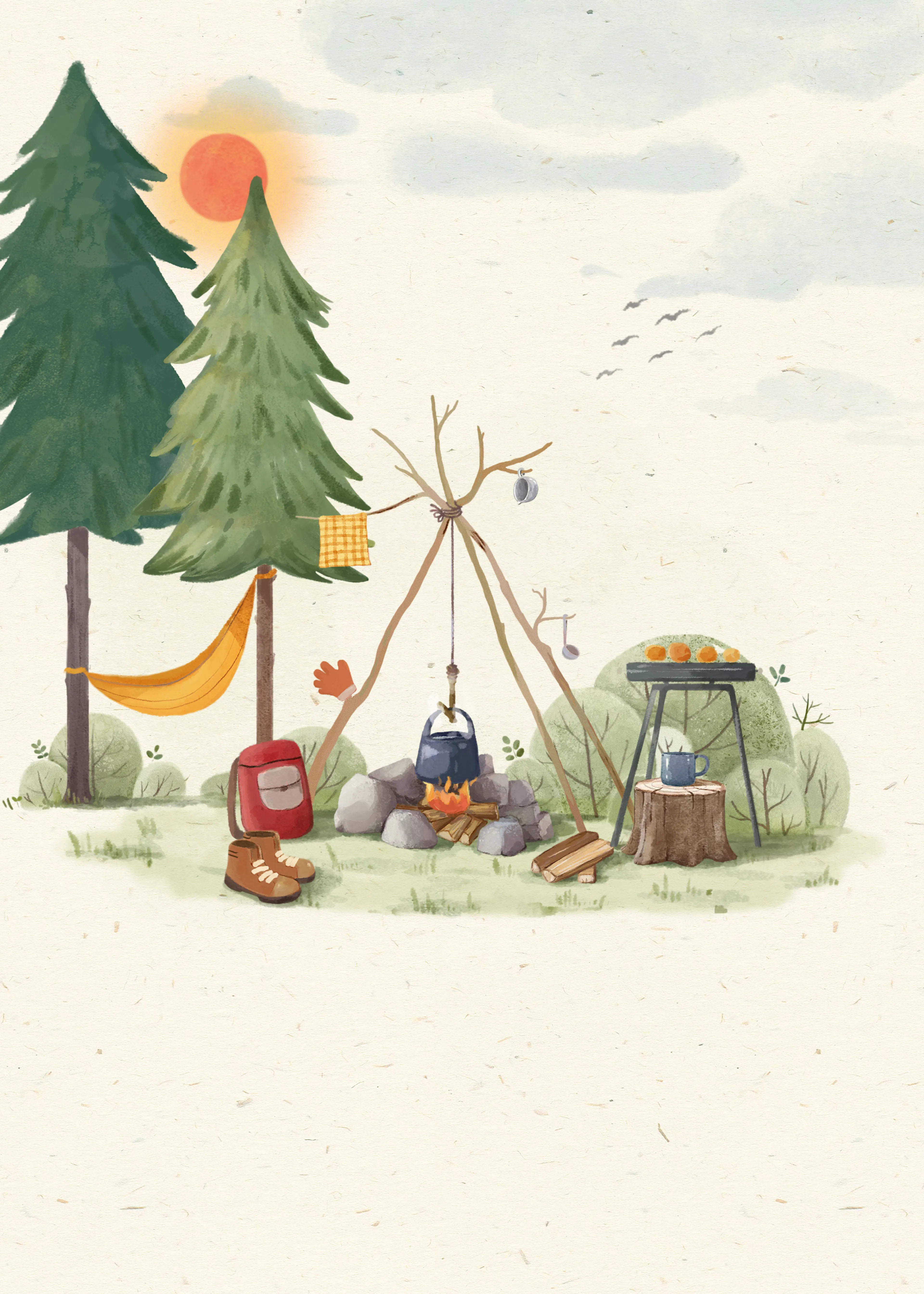 Bos Camping Poster 0