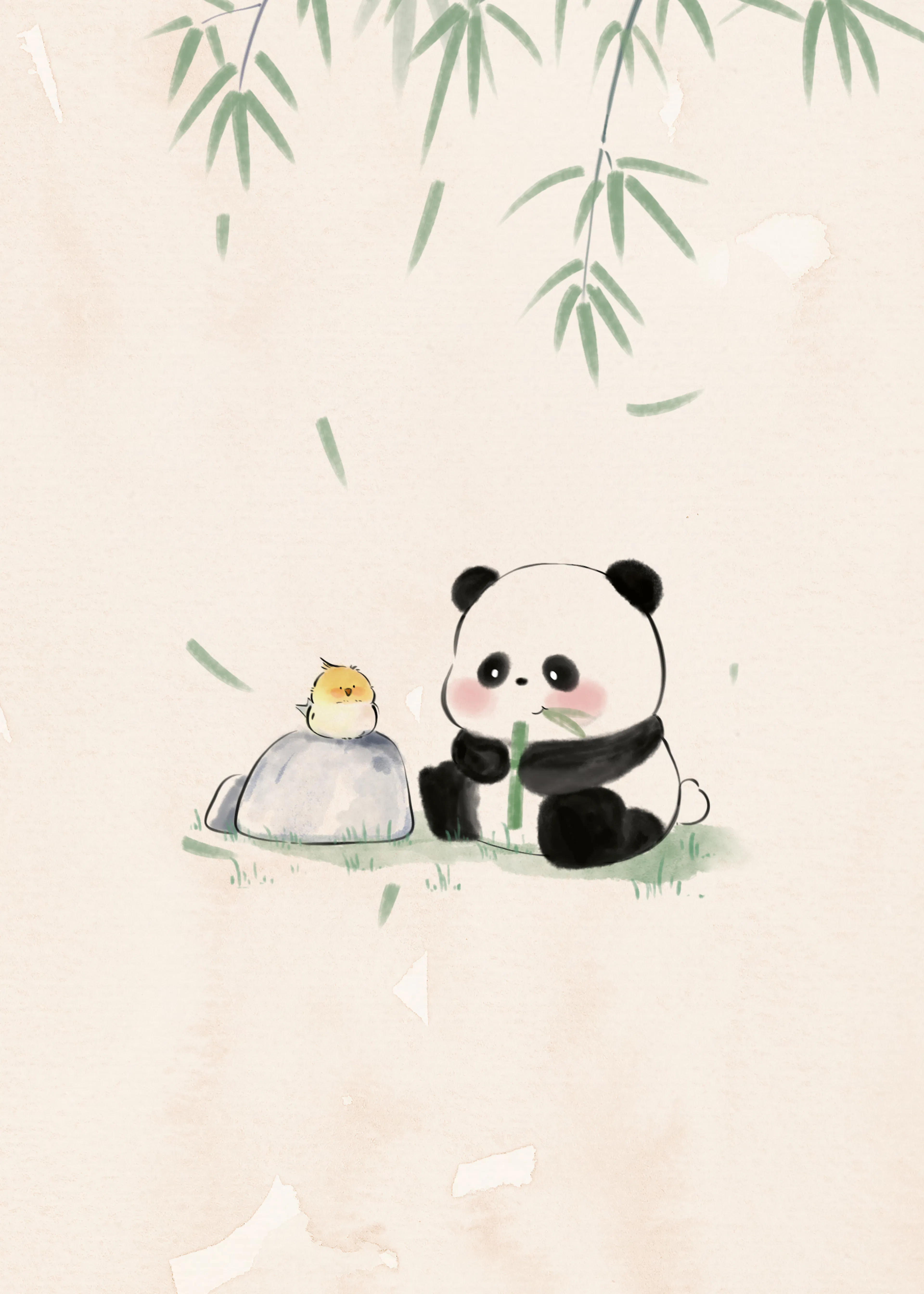 Panda Vriendschap Poster 0