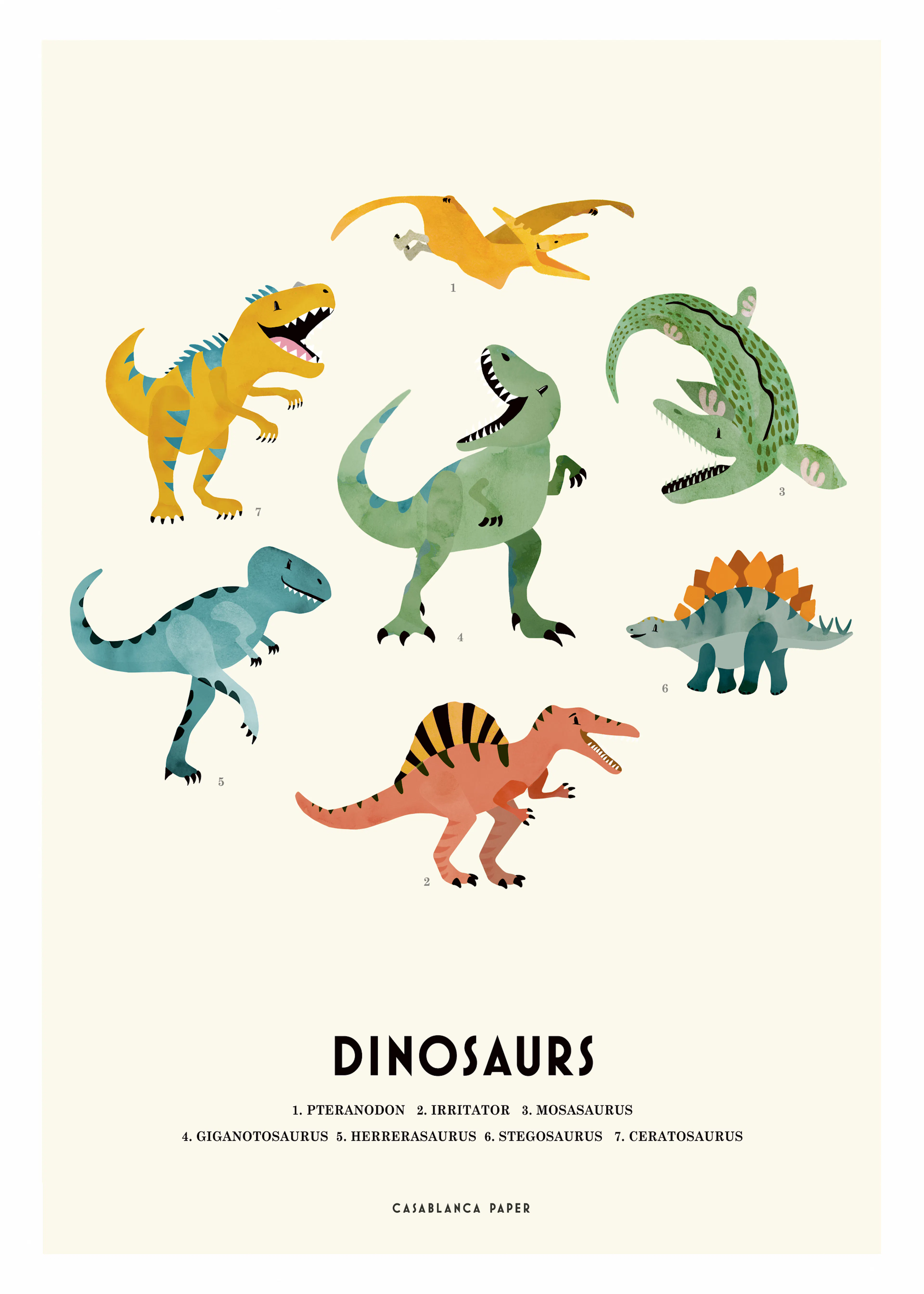 Dinosaurusvrienden Poster 0