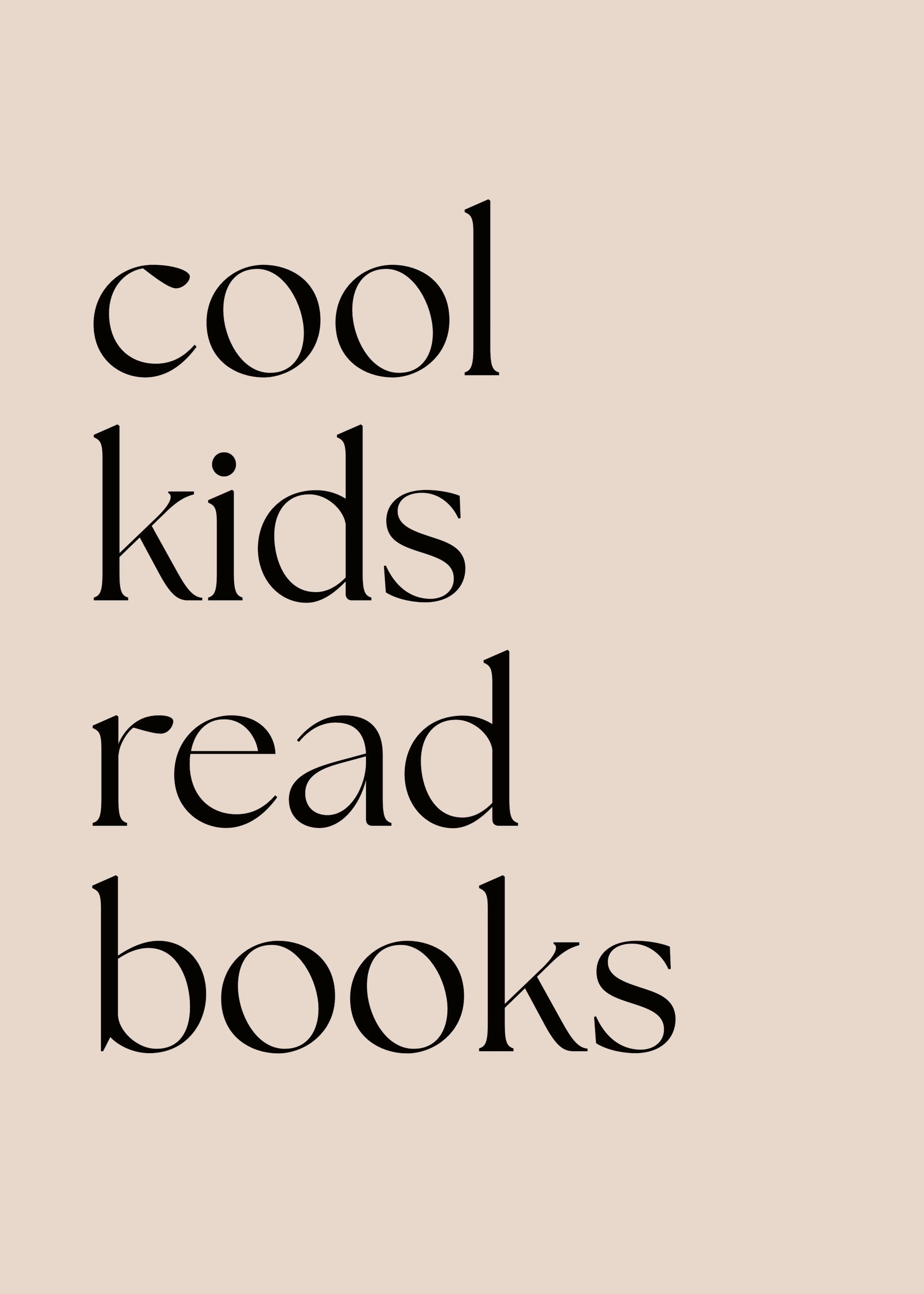 Cool Kids Leser Plakat 0