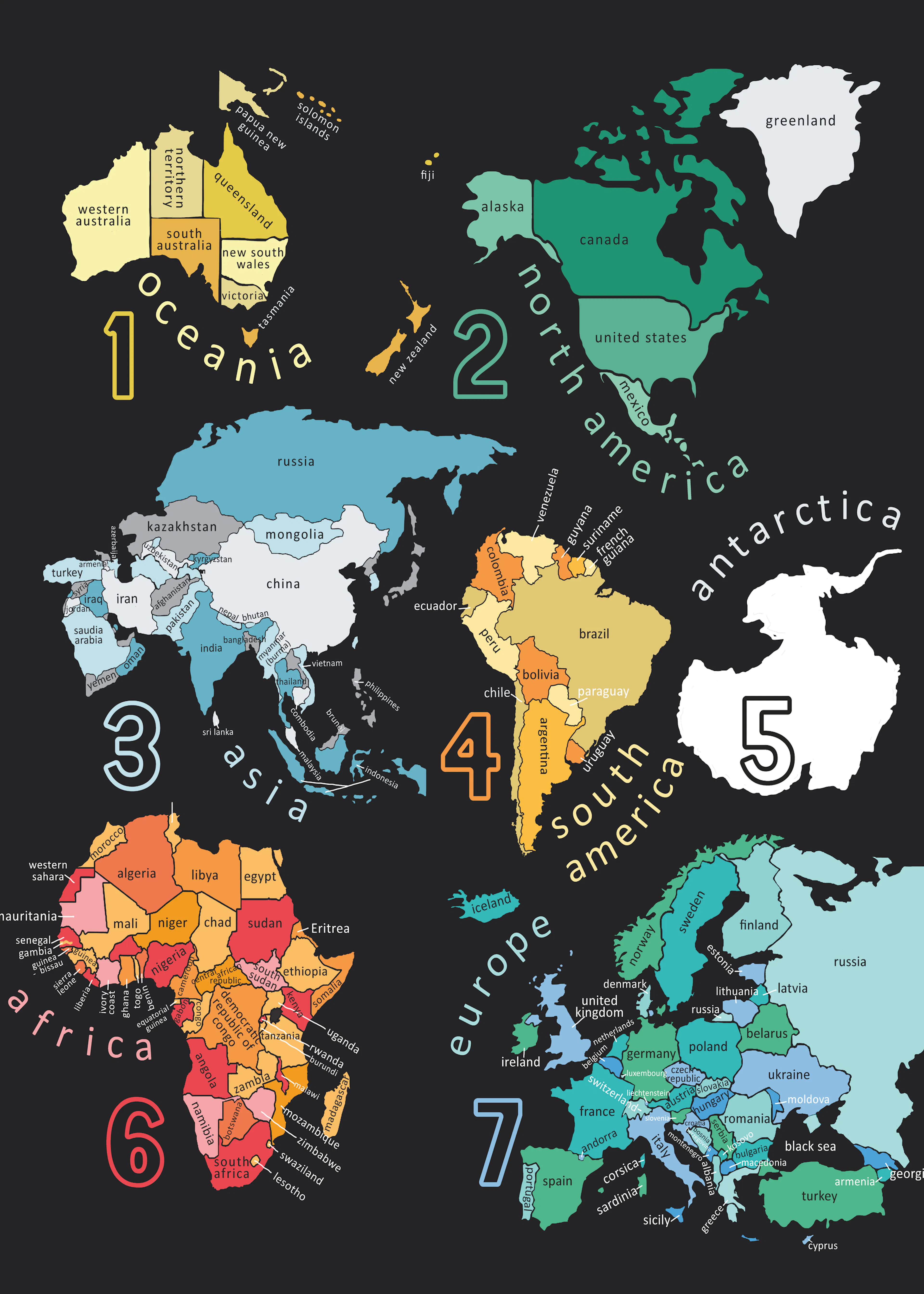 Fantasy World Map Poster 0
