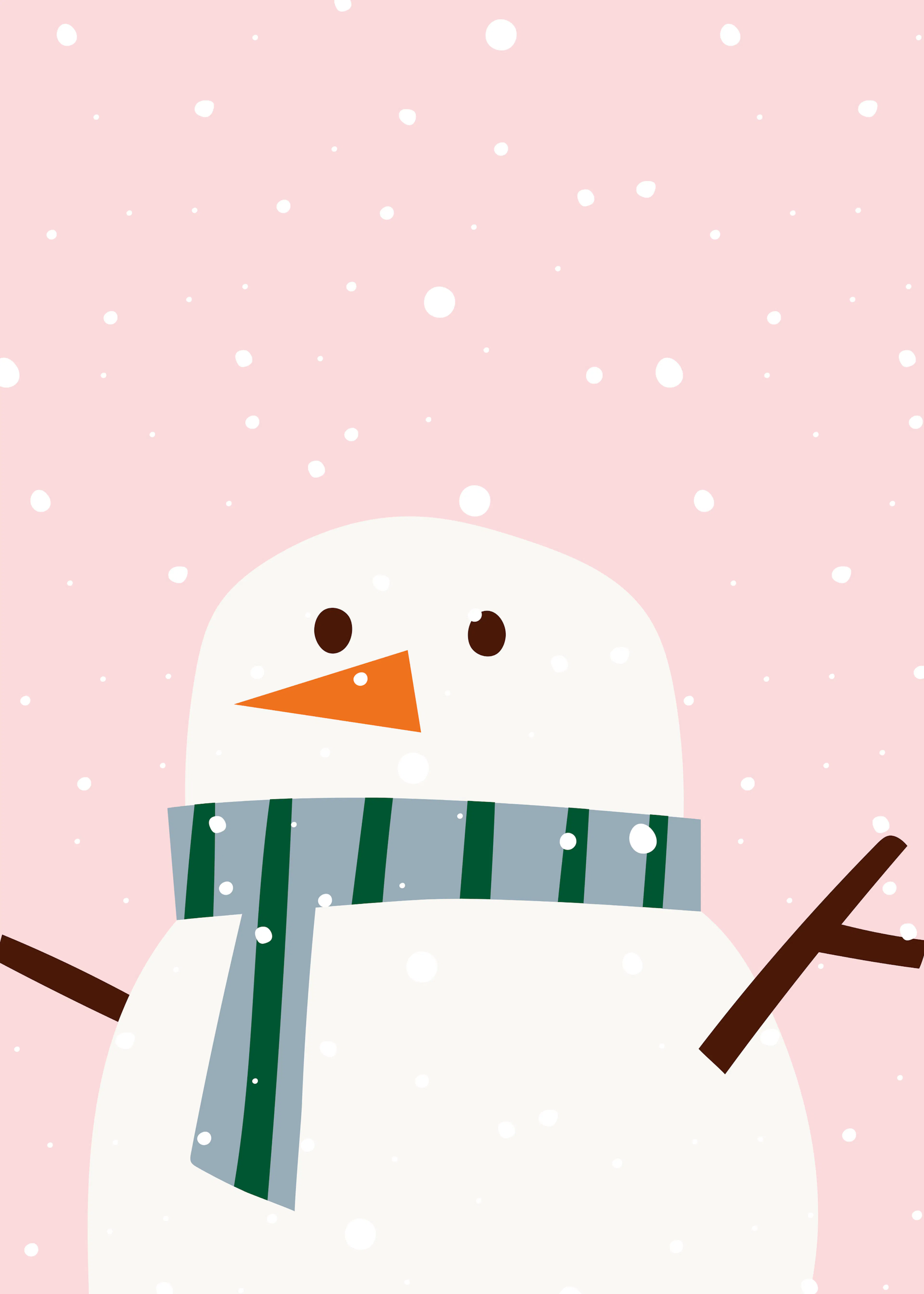 Pink Winter Cheer Poster 0