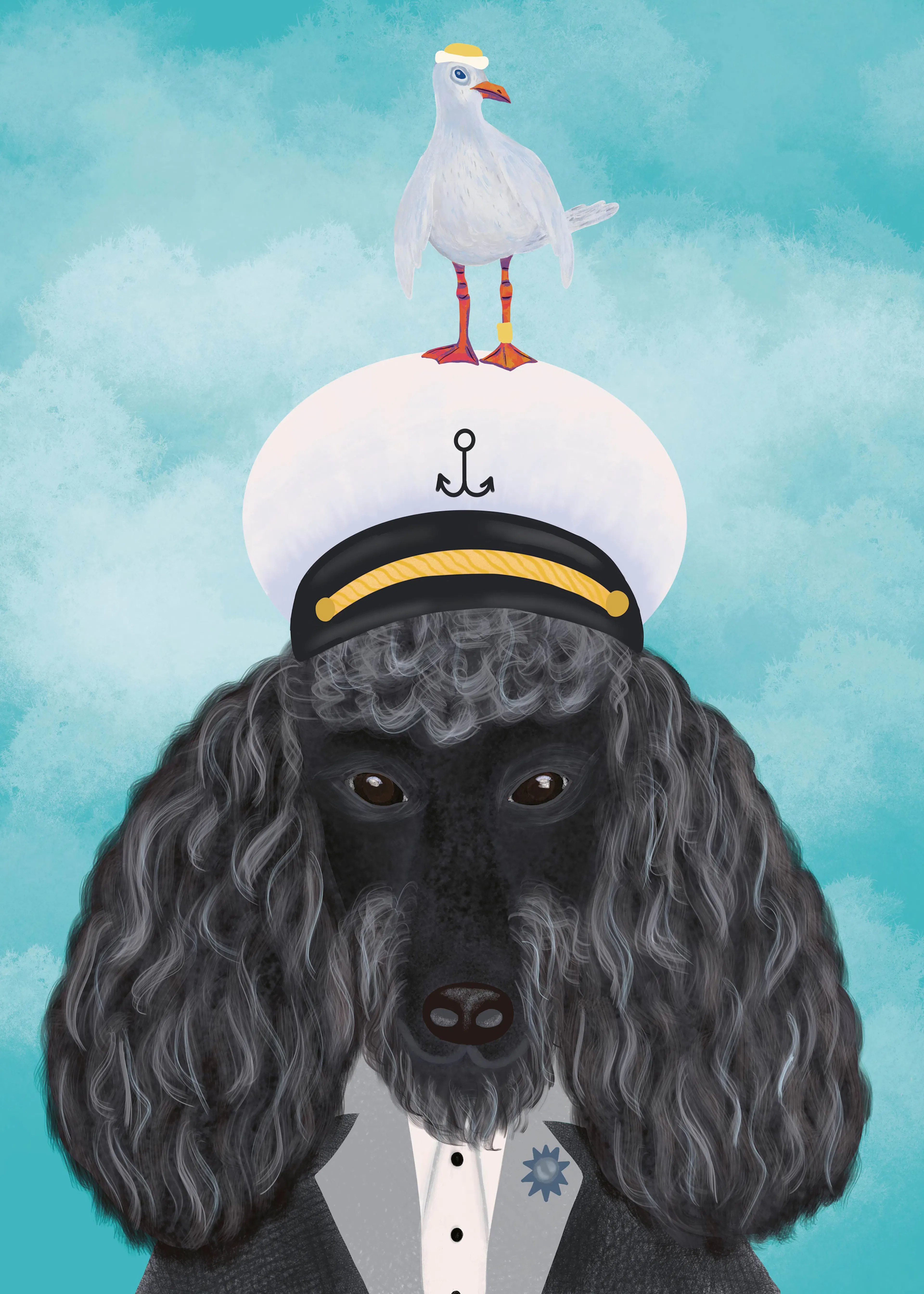 Caniche Nautique Poster 0