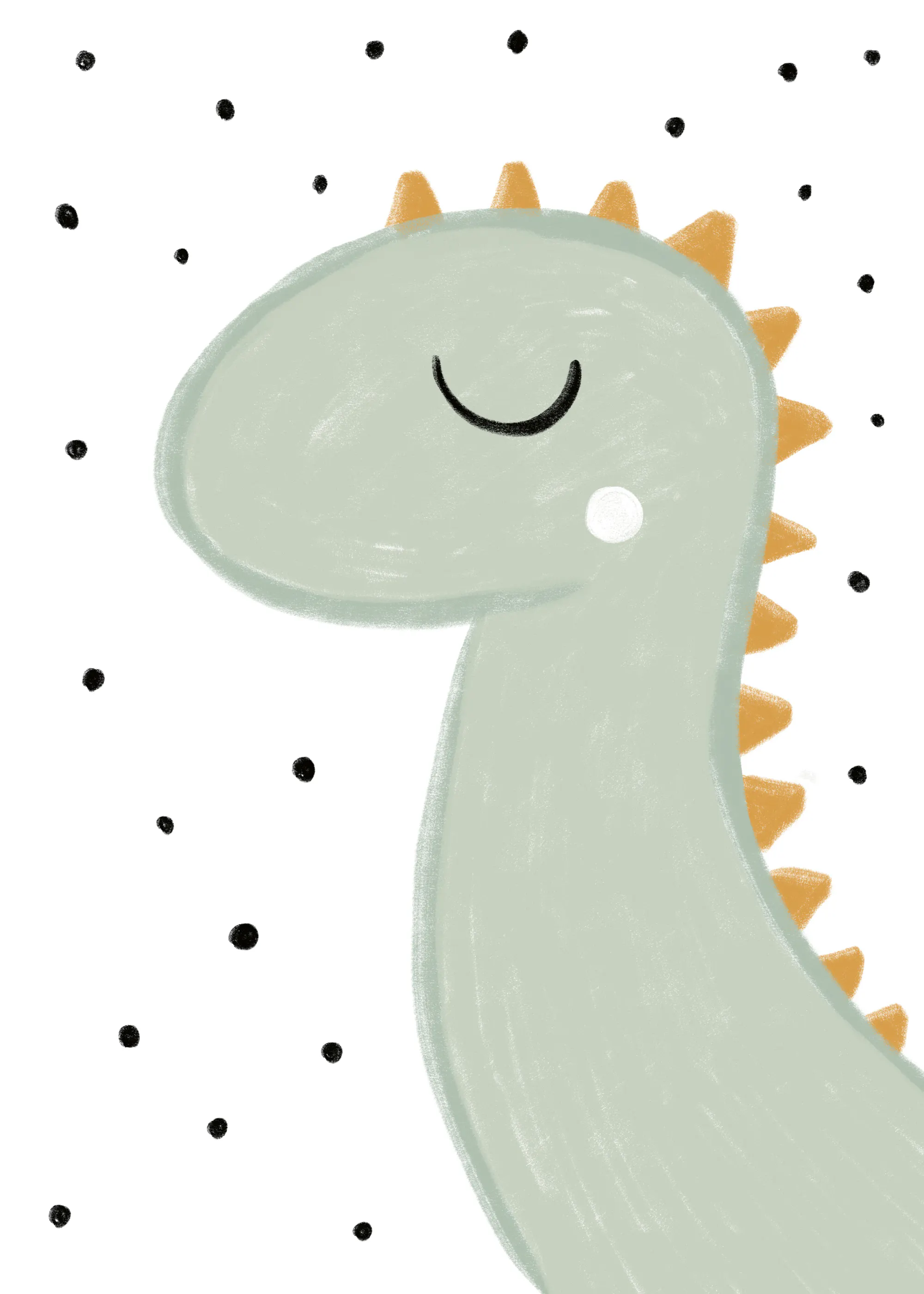 Gentle Dino Poster 0