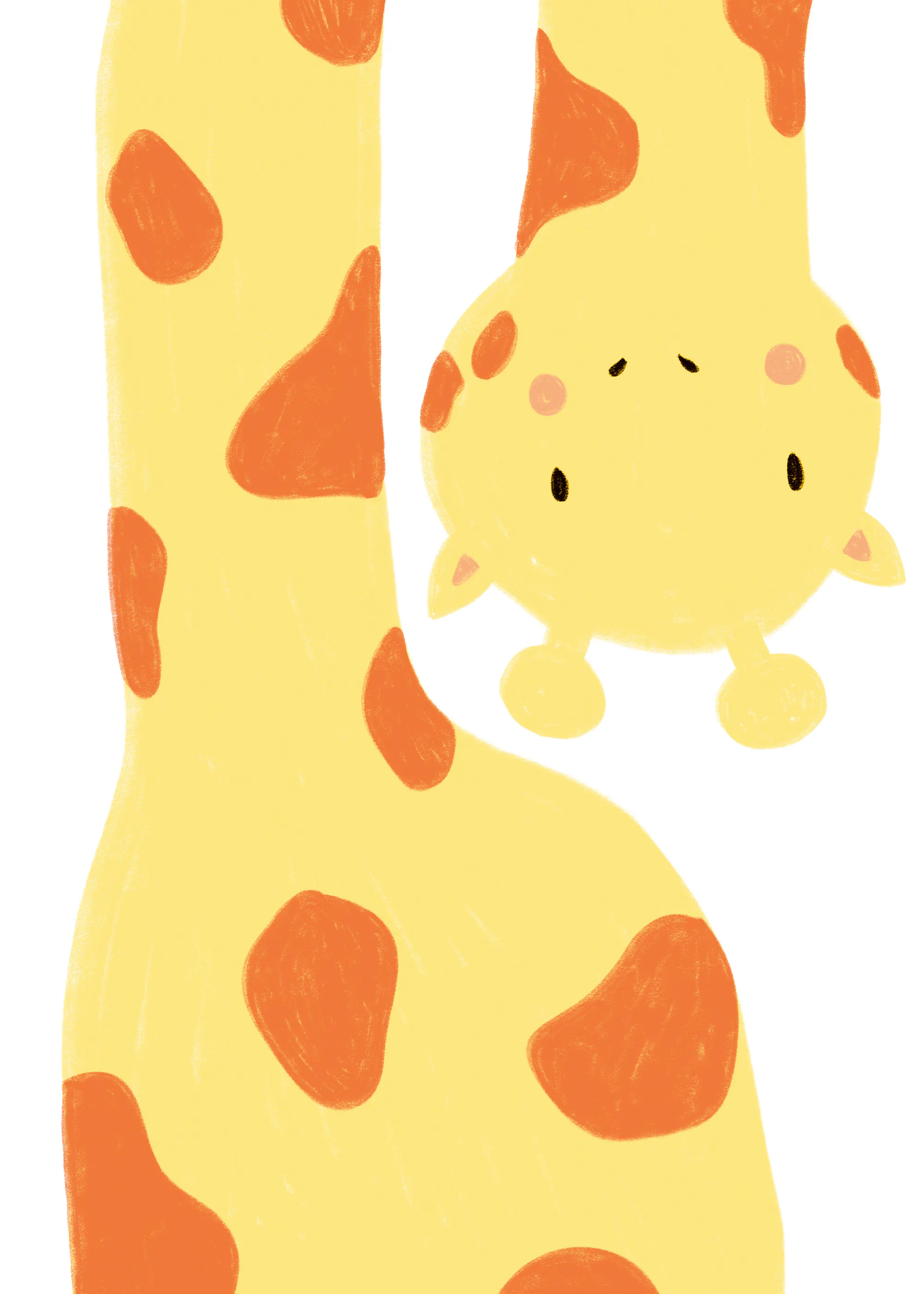 Playful Giraffe Poster 0