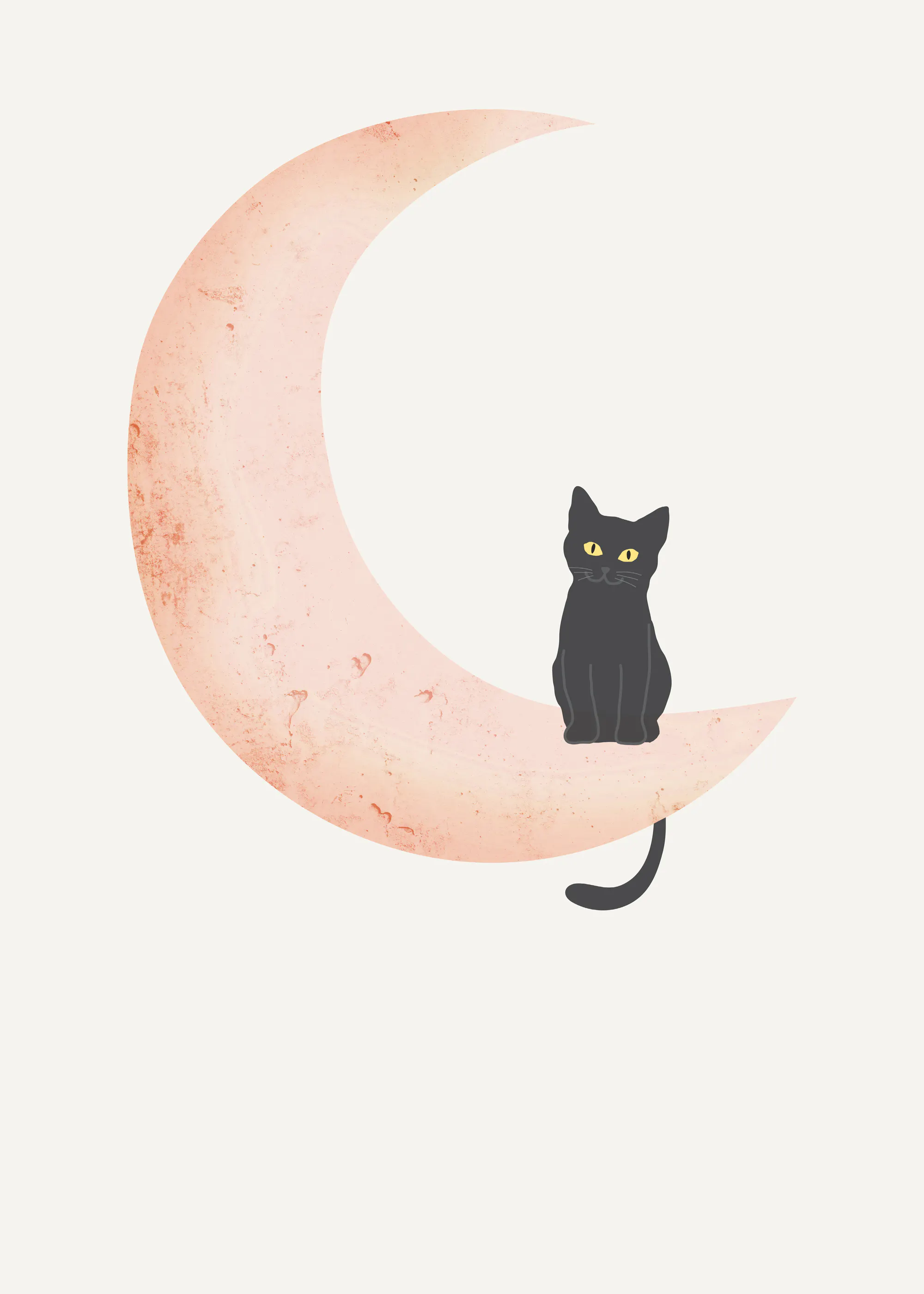 Moonlit Cat Poster 0