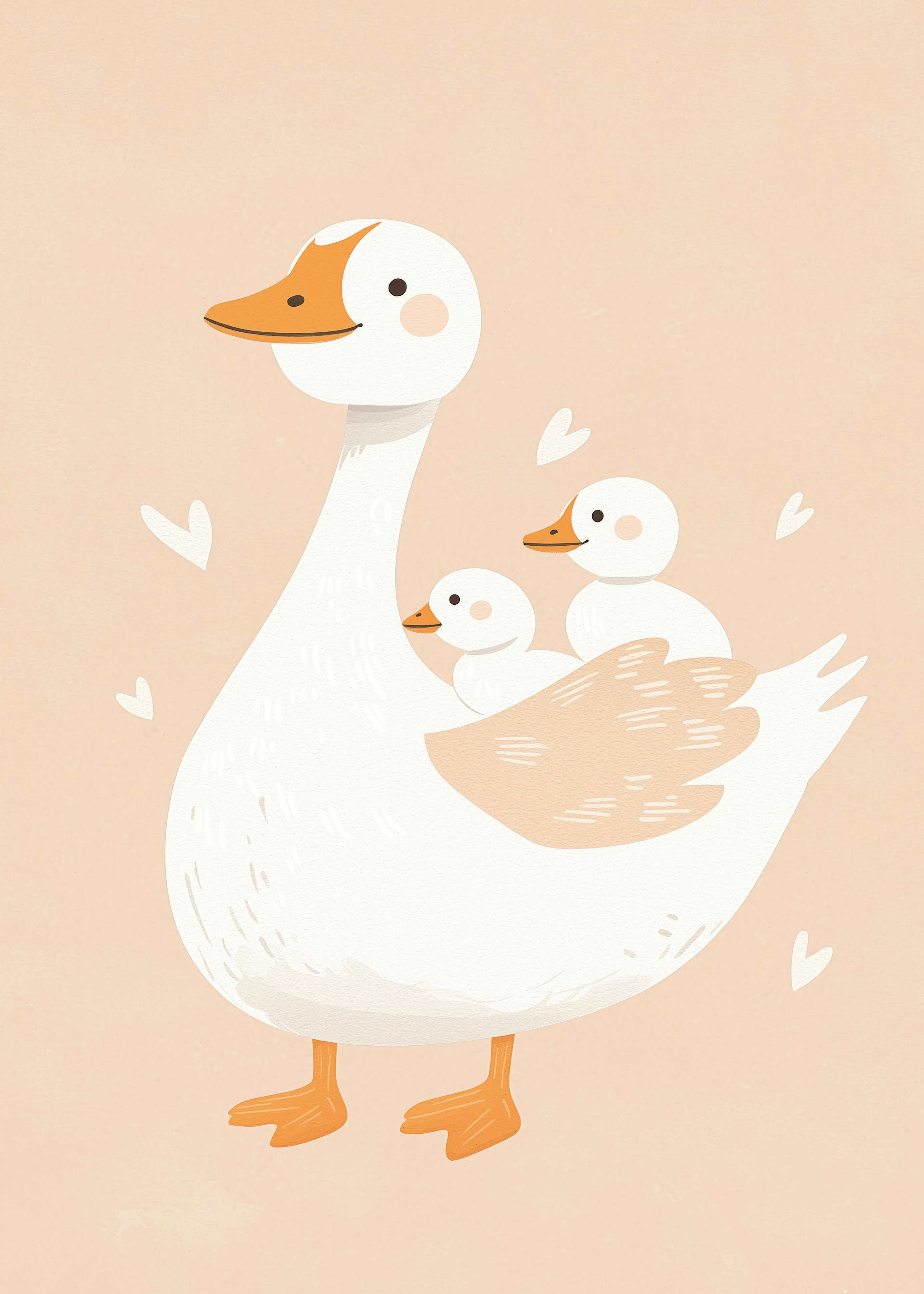 Gentle Goose Family Poster 0