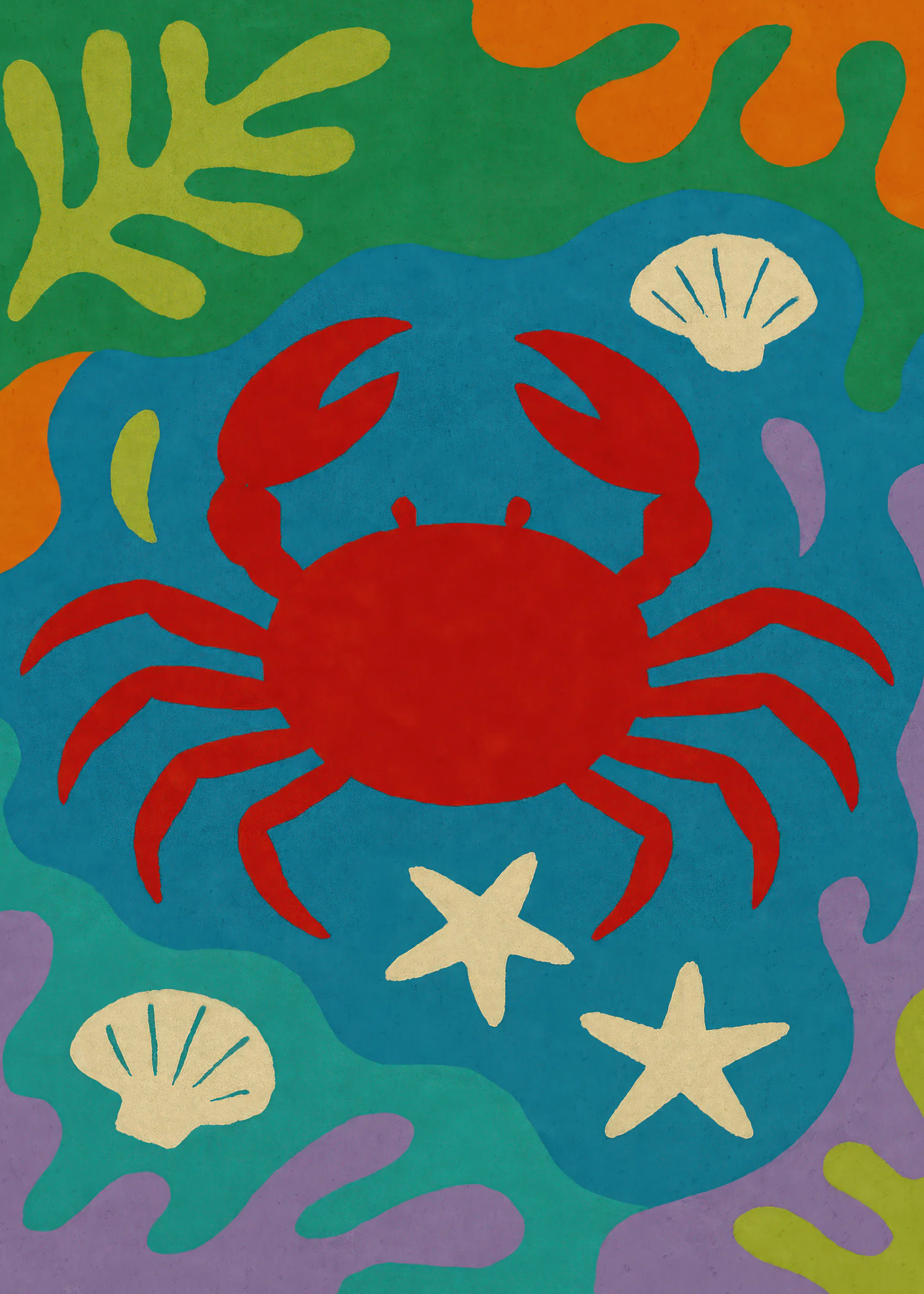 Créatures de l'Océan Rouge Poster 0