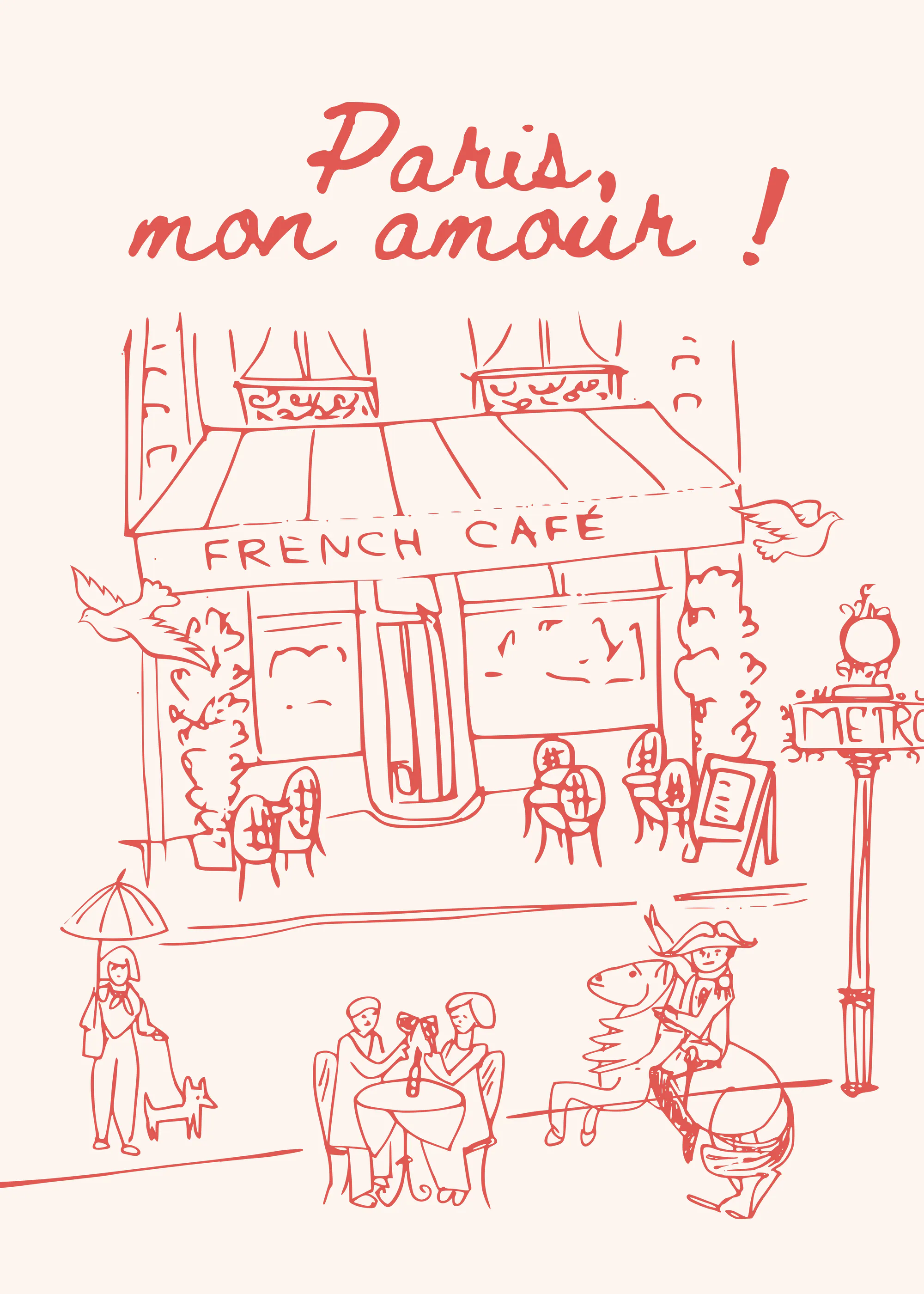 Rosa Paris Sjarm Plakat 0
