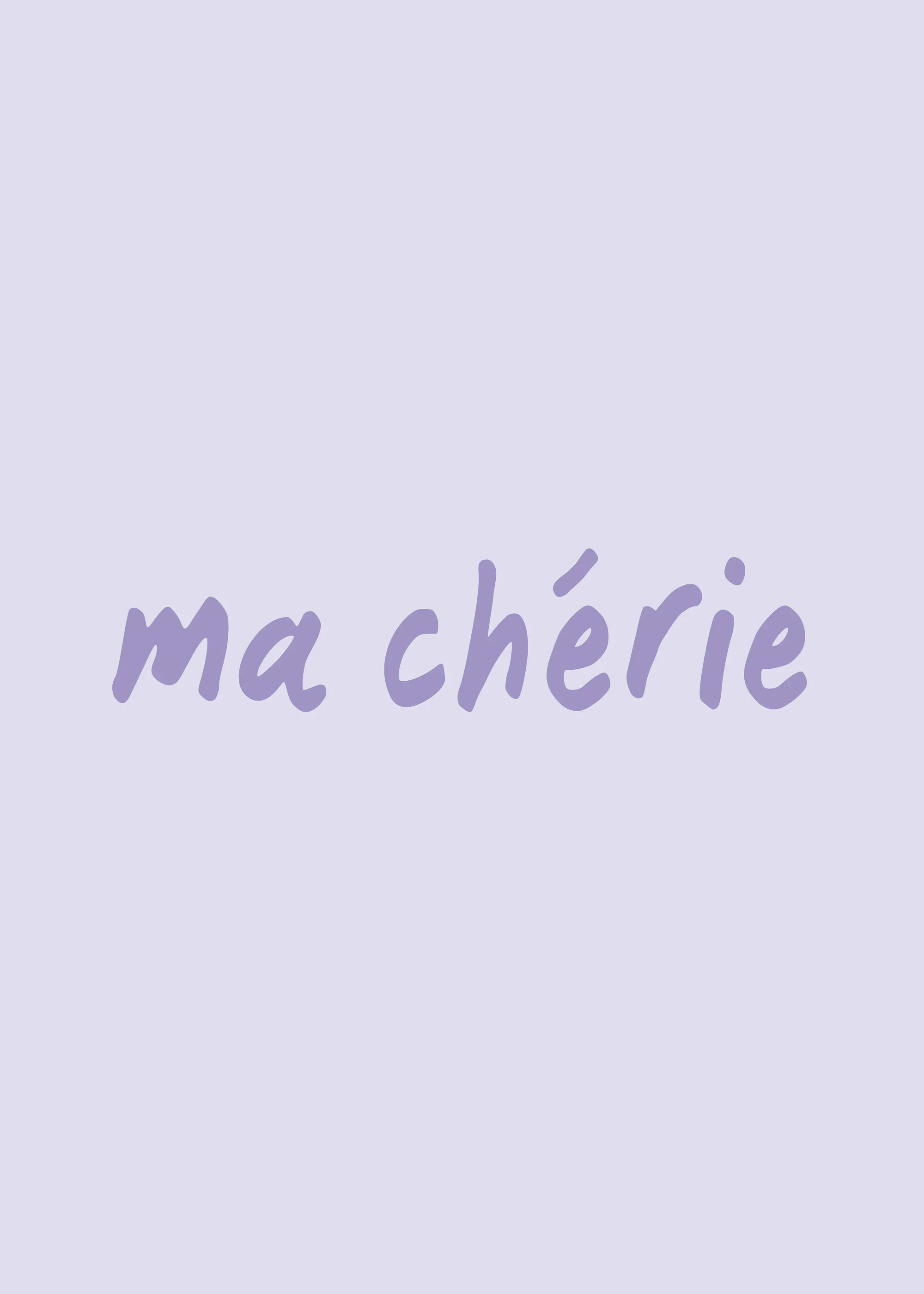 Ma Chérie Plakat 0