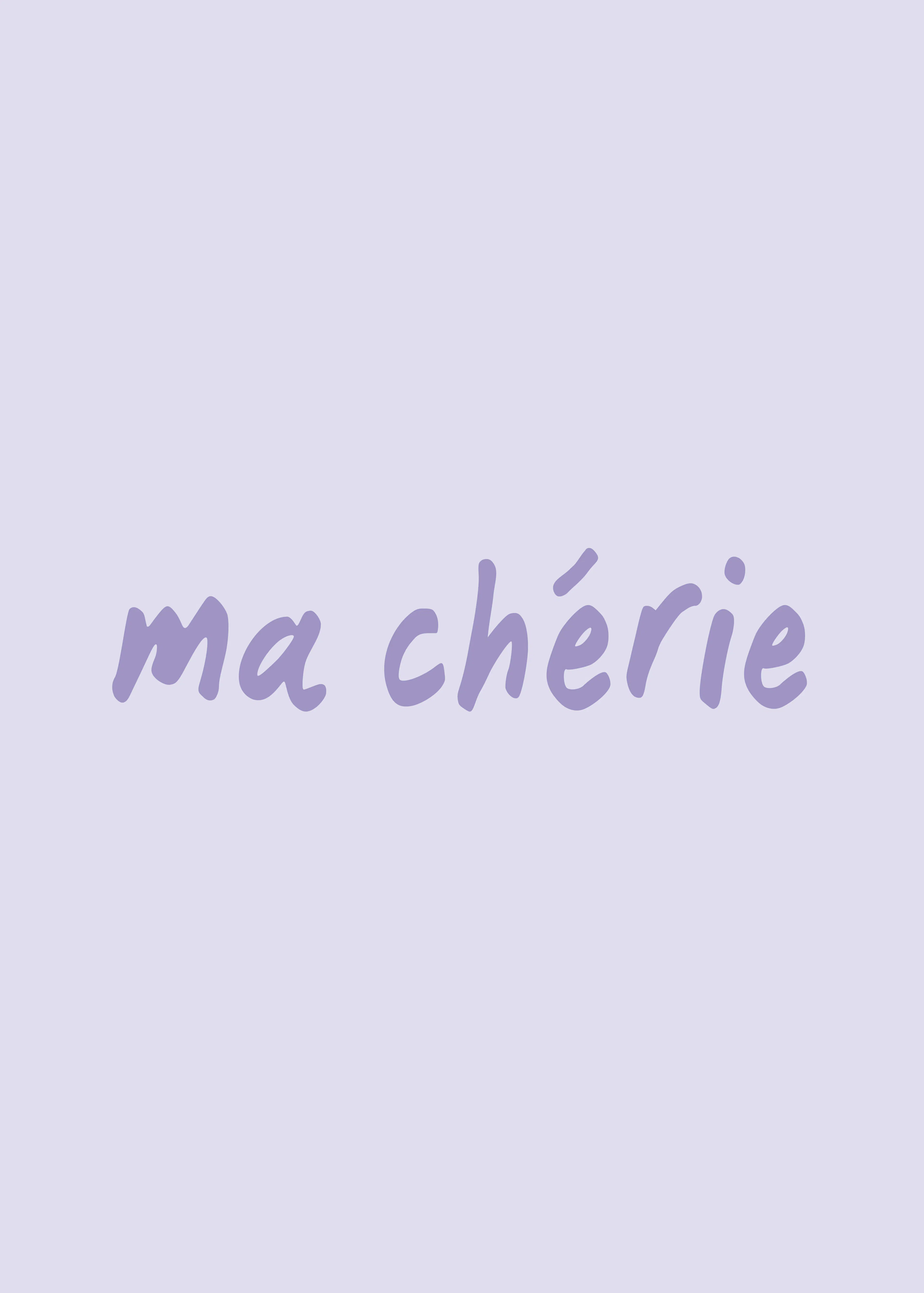 Ma Chérie Poster 0