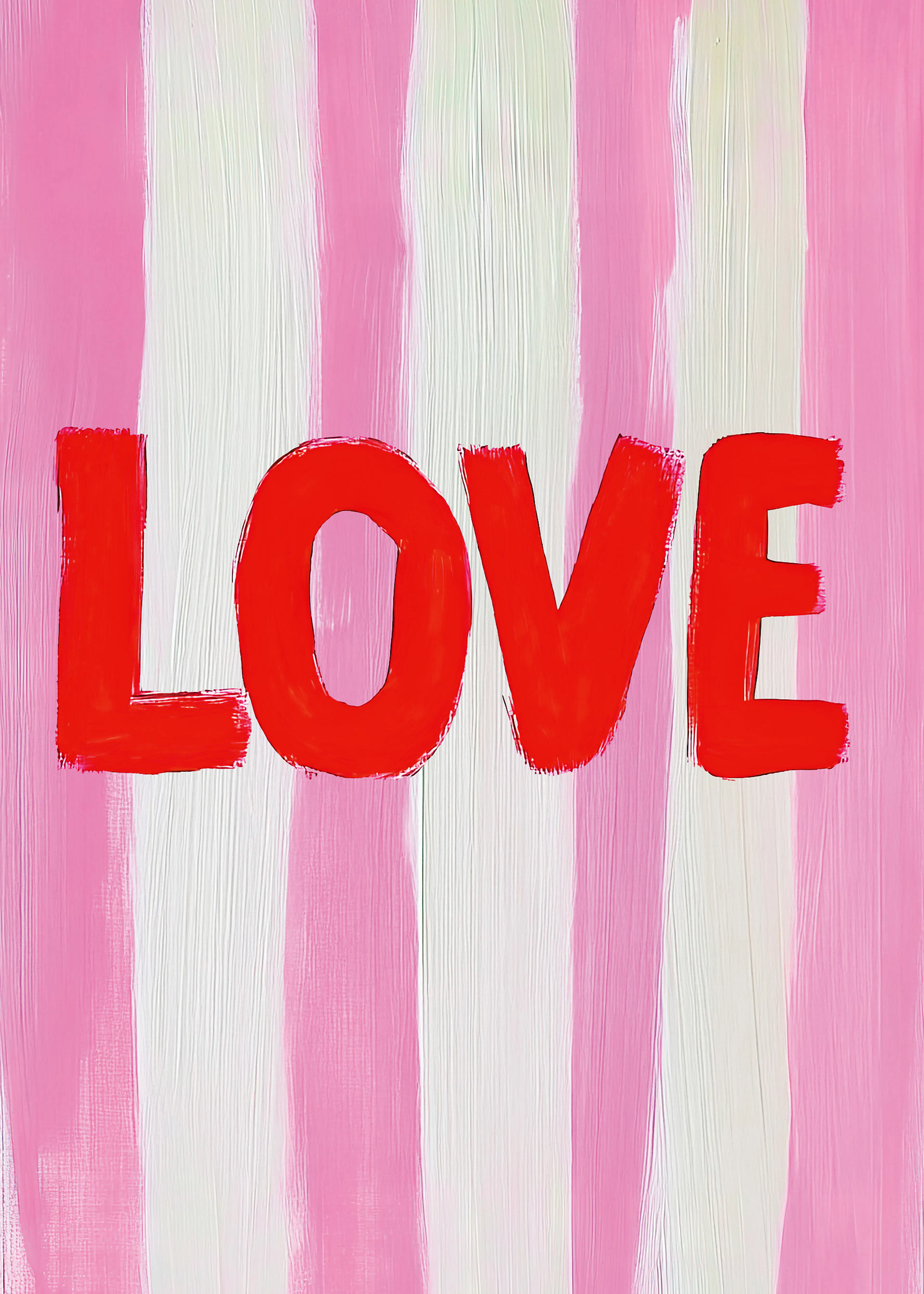 Love Stripes Poster 0