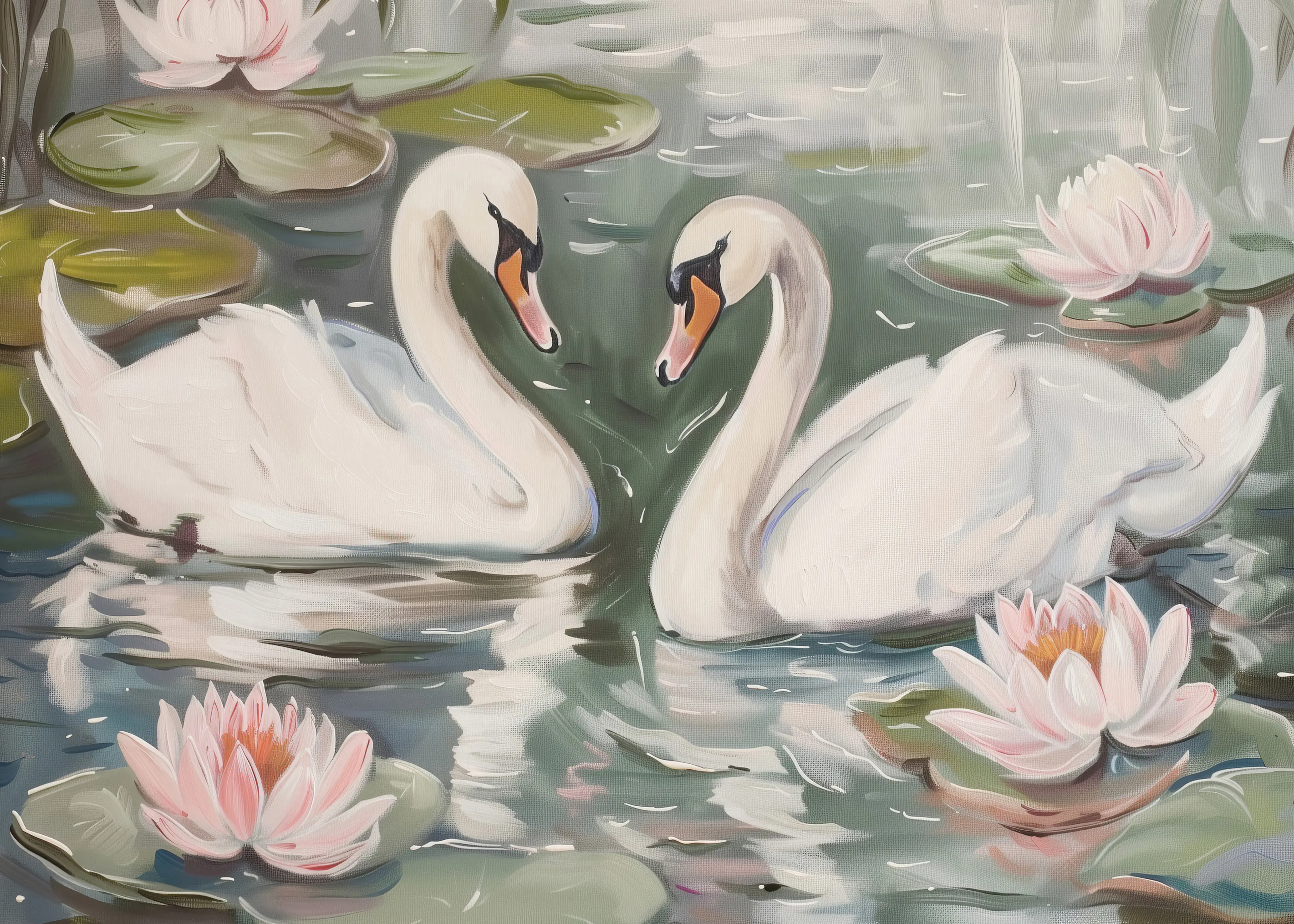 Swan Serenity Poster 0