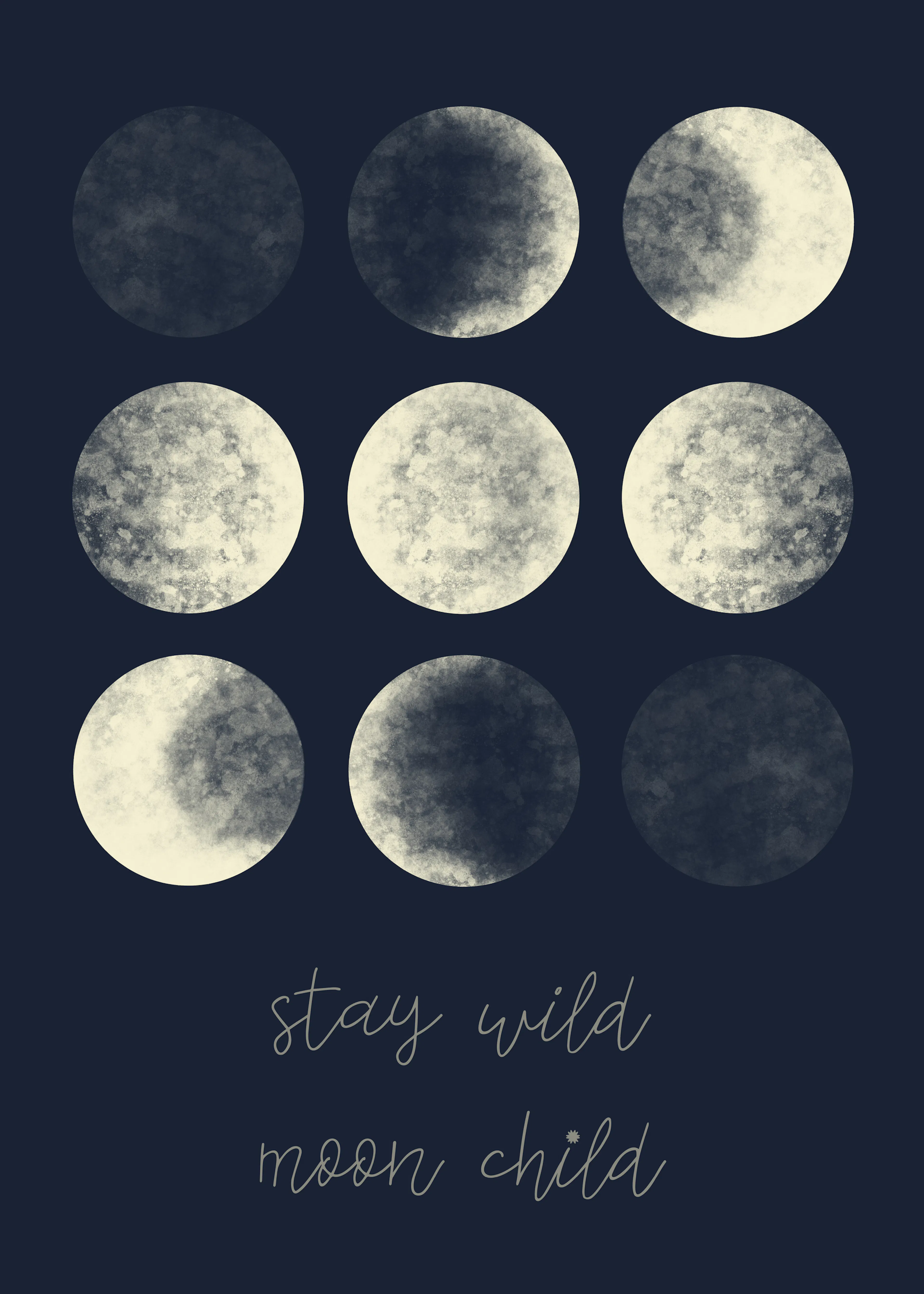 Phases de Lune Navy Poster 0
