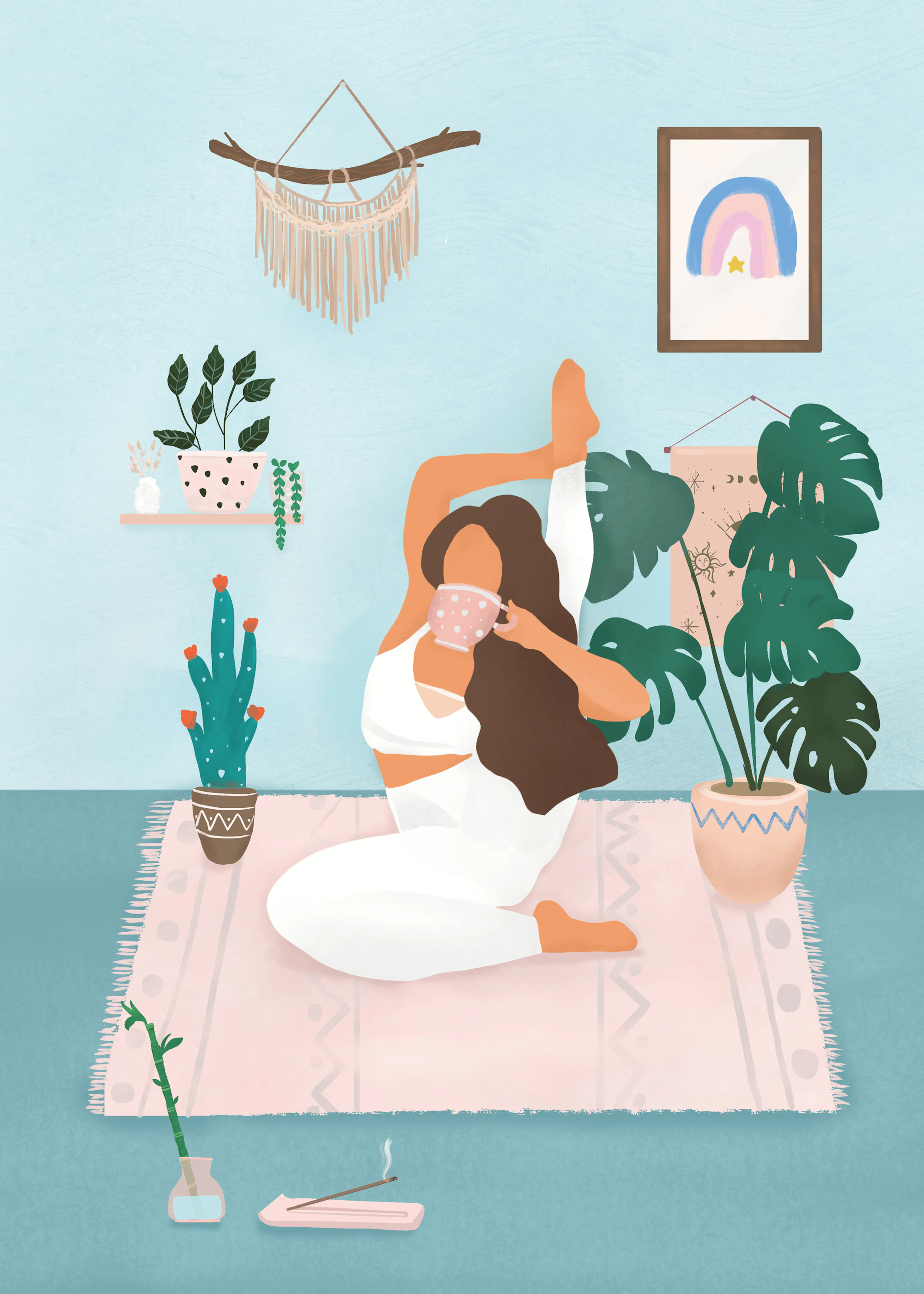Serene Yoga Poster 0