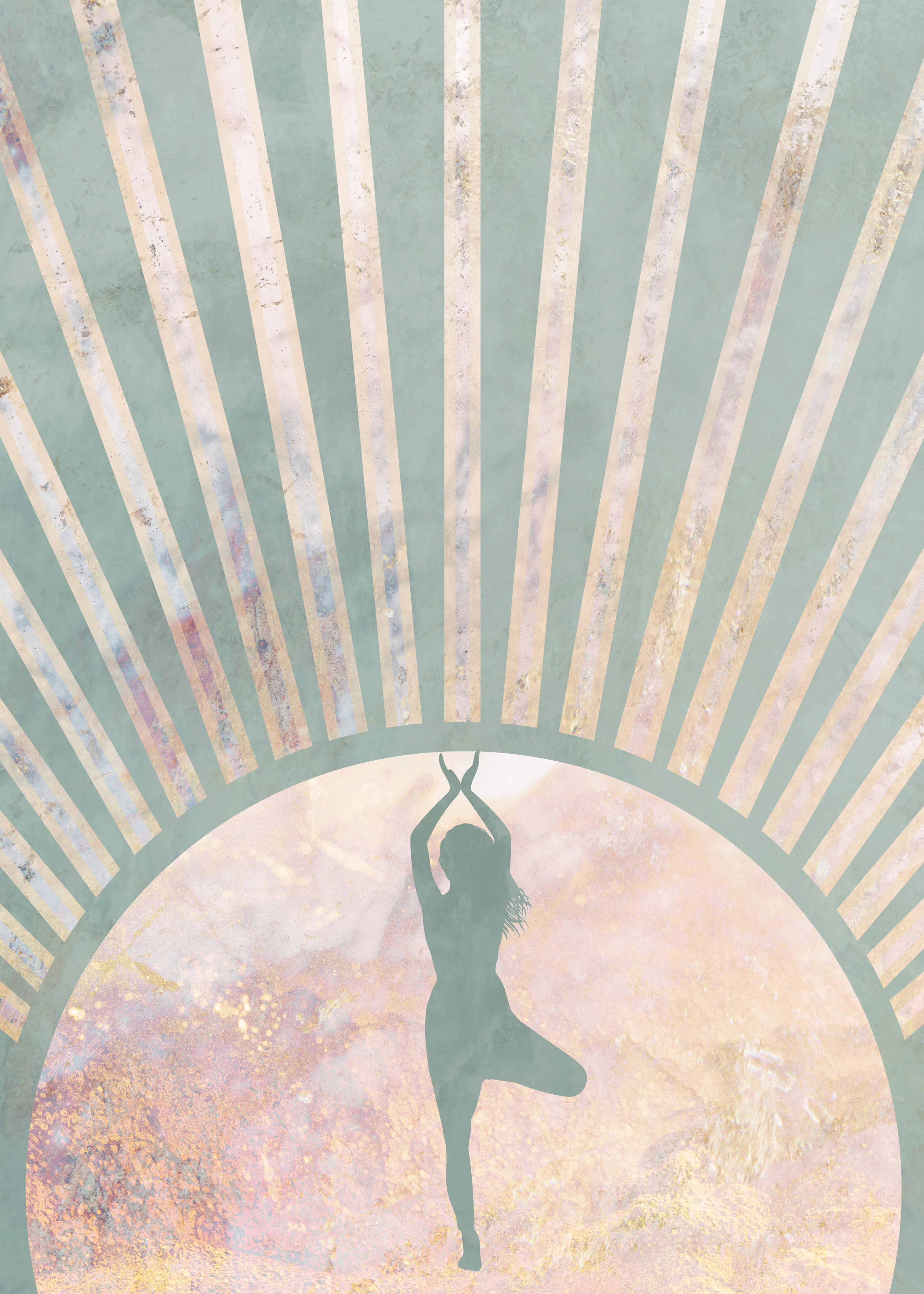 Alba Blu Yoga Poster 0