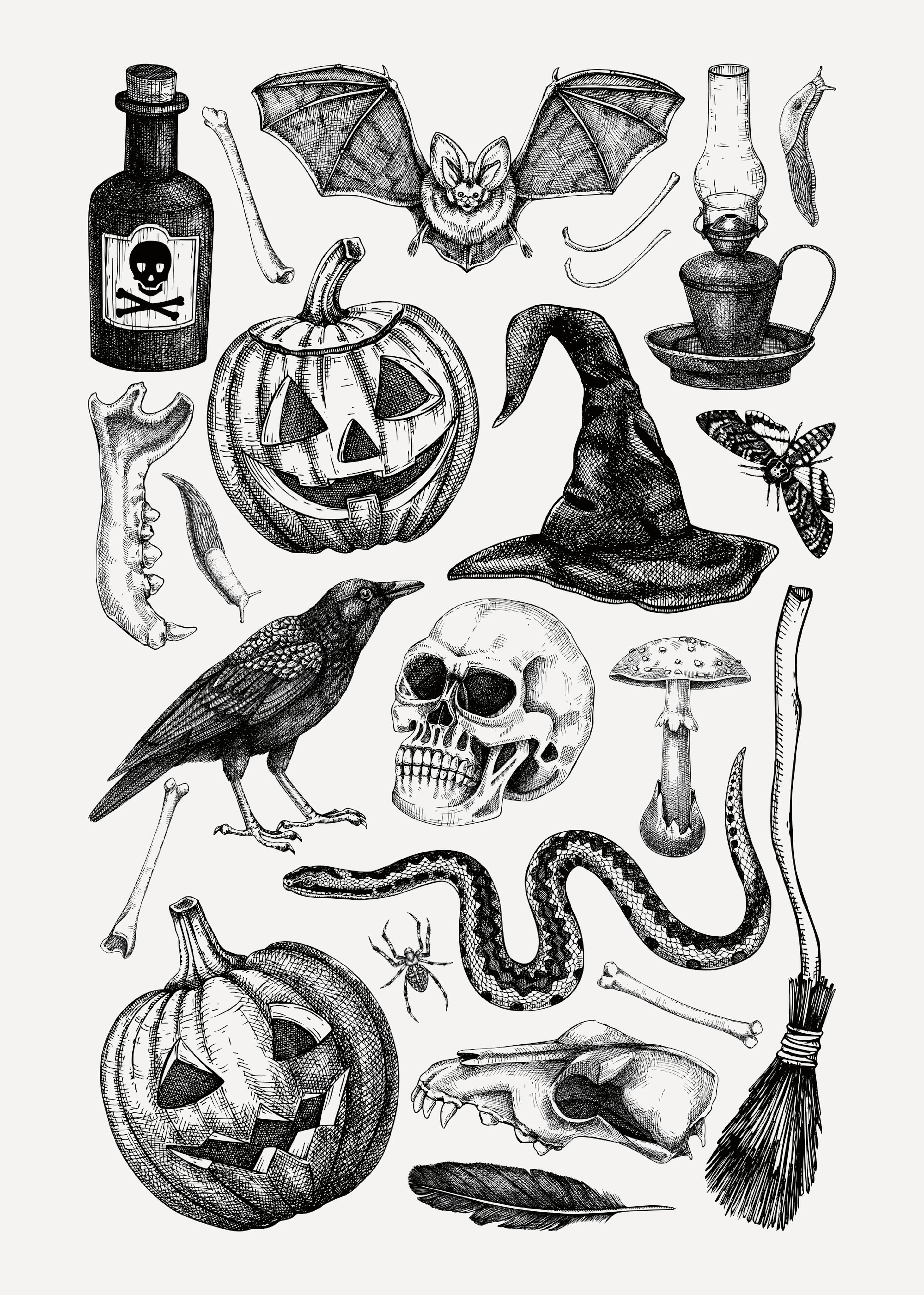 Halloween Icons Poster 0