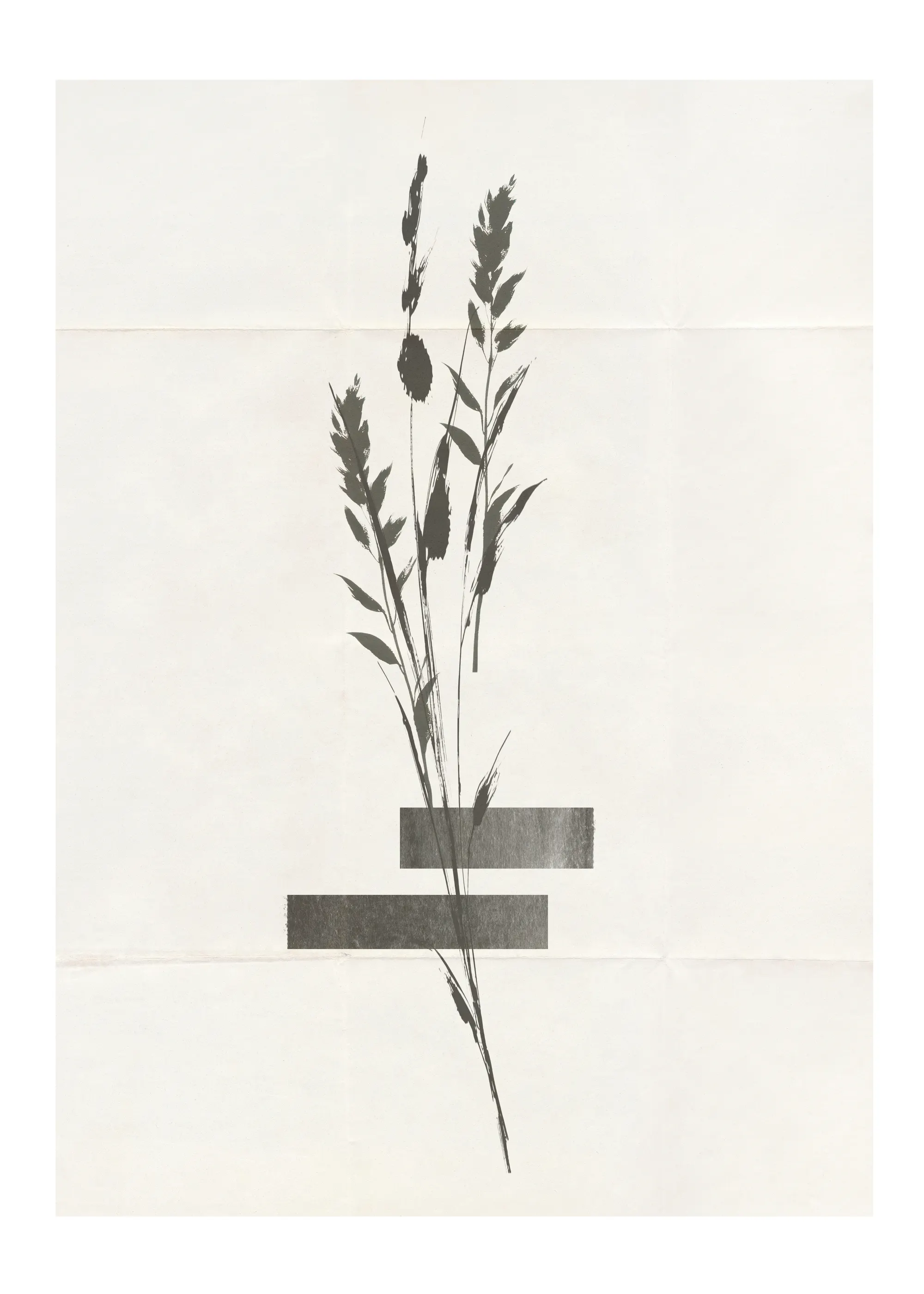Beige Minimalistisch Botanisch Poster 0