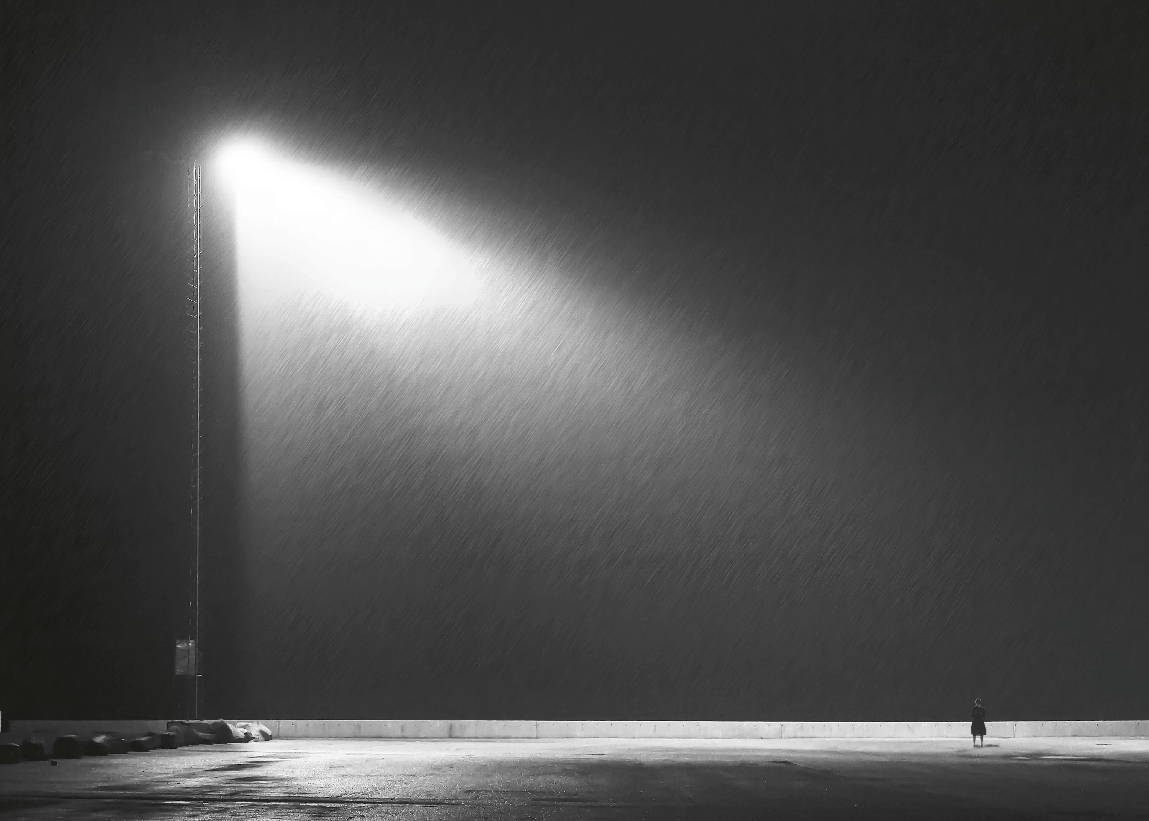 Lonely Streetlight Poster 0