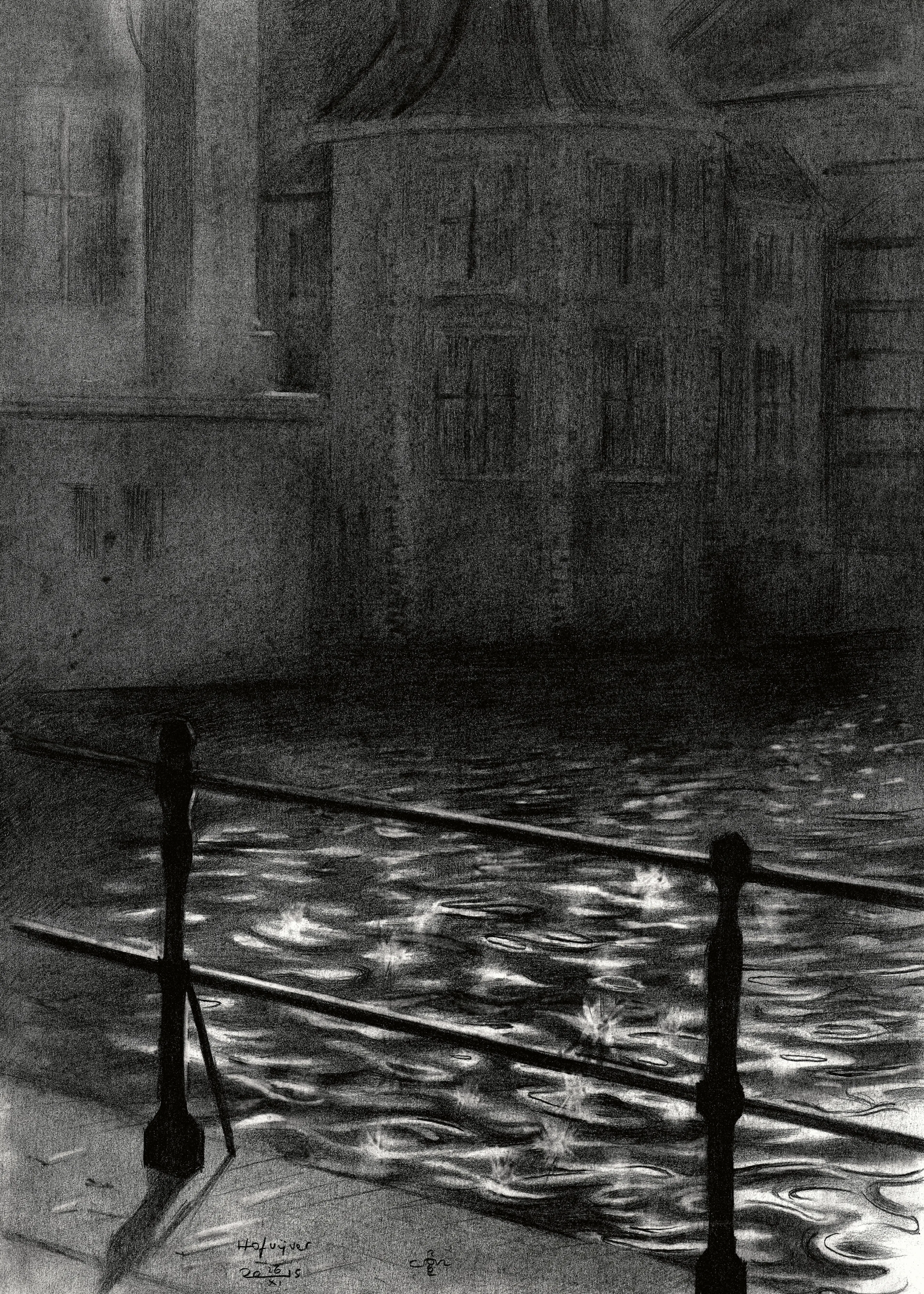Nuit Urbaine Grise Poster 0