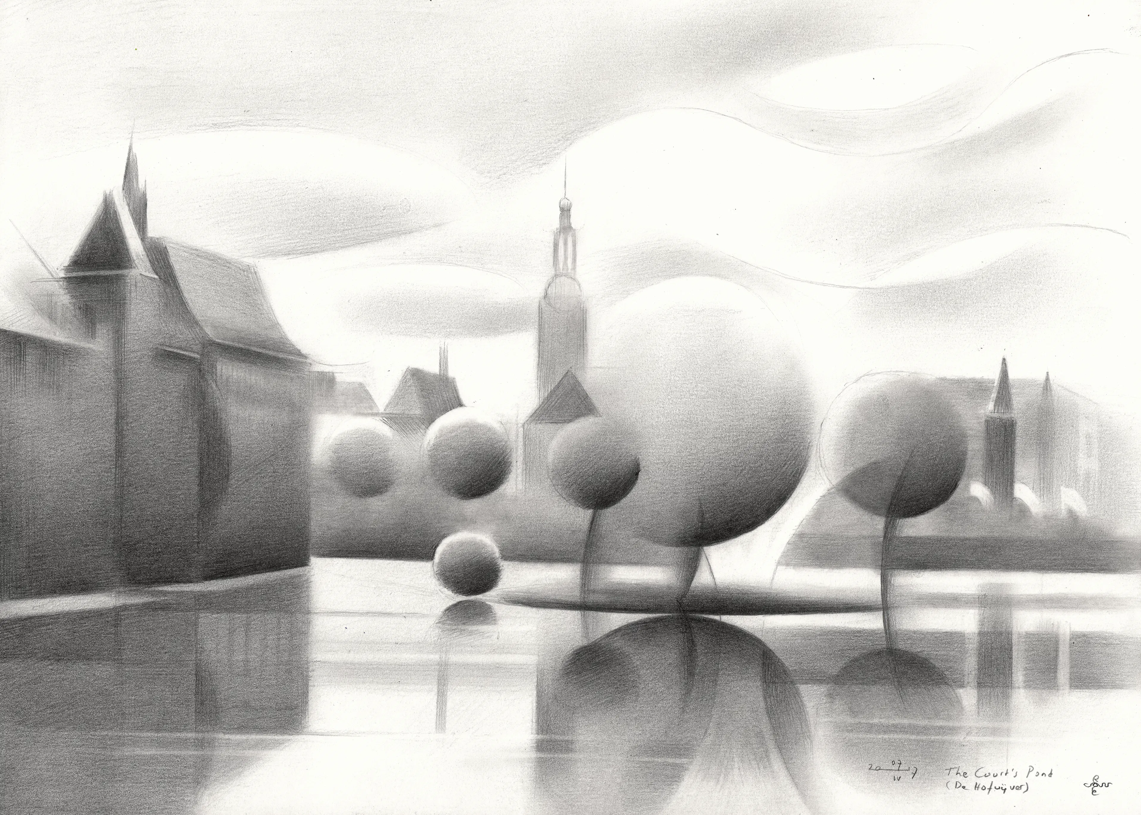 Dreamy Cityscape Poster 0