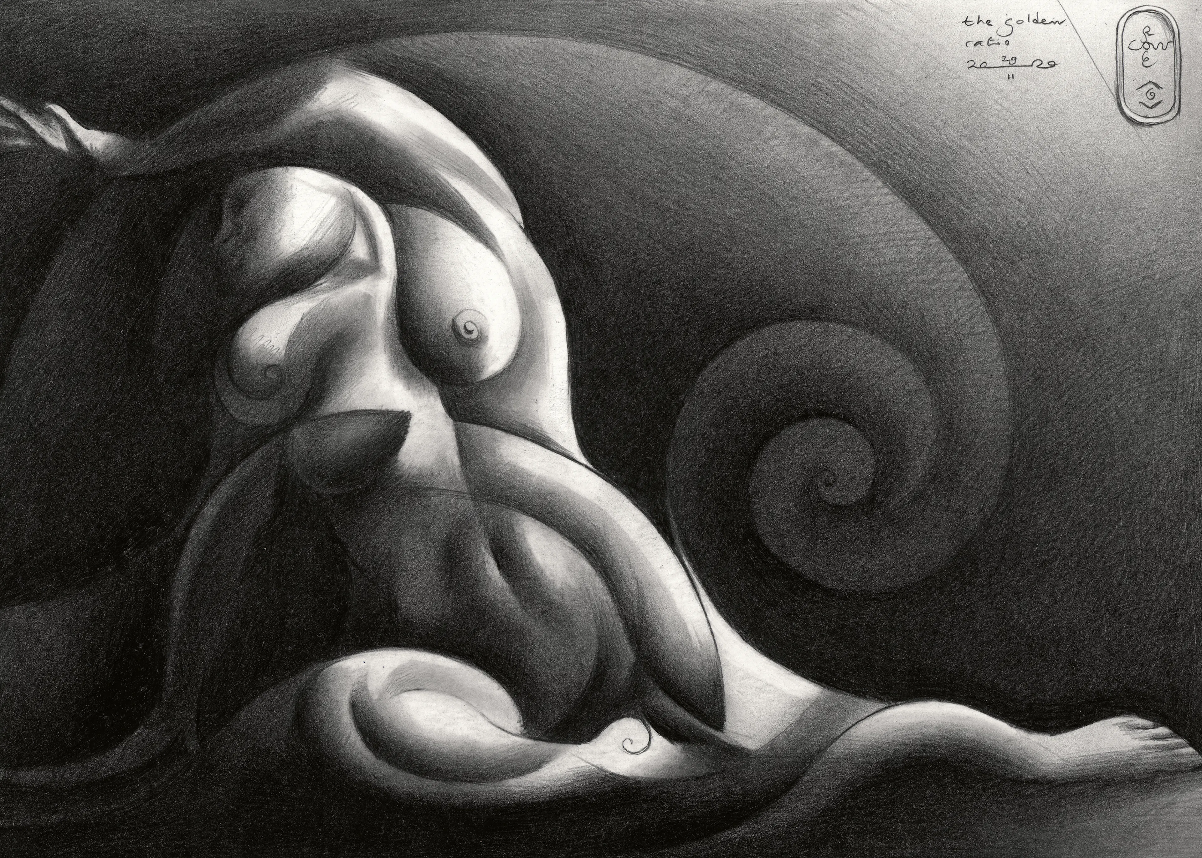 Geschwungene Schatten Poster 0