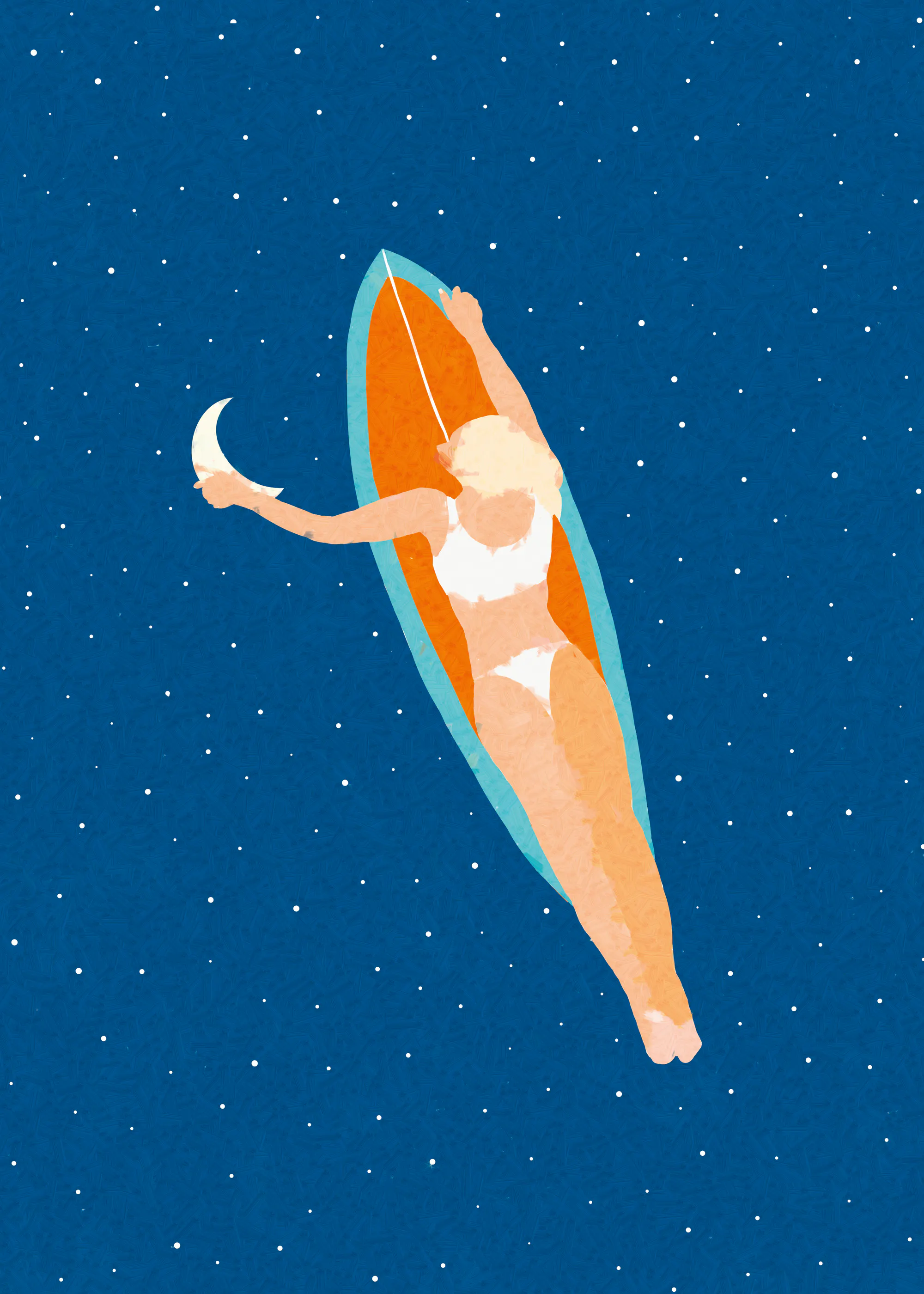 Starry Kayak Poster 0