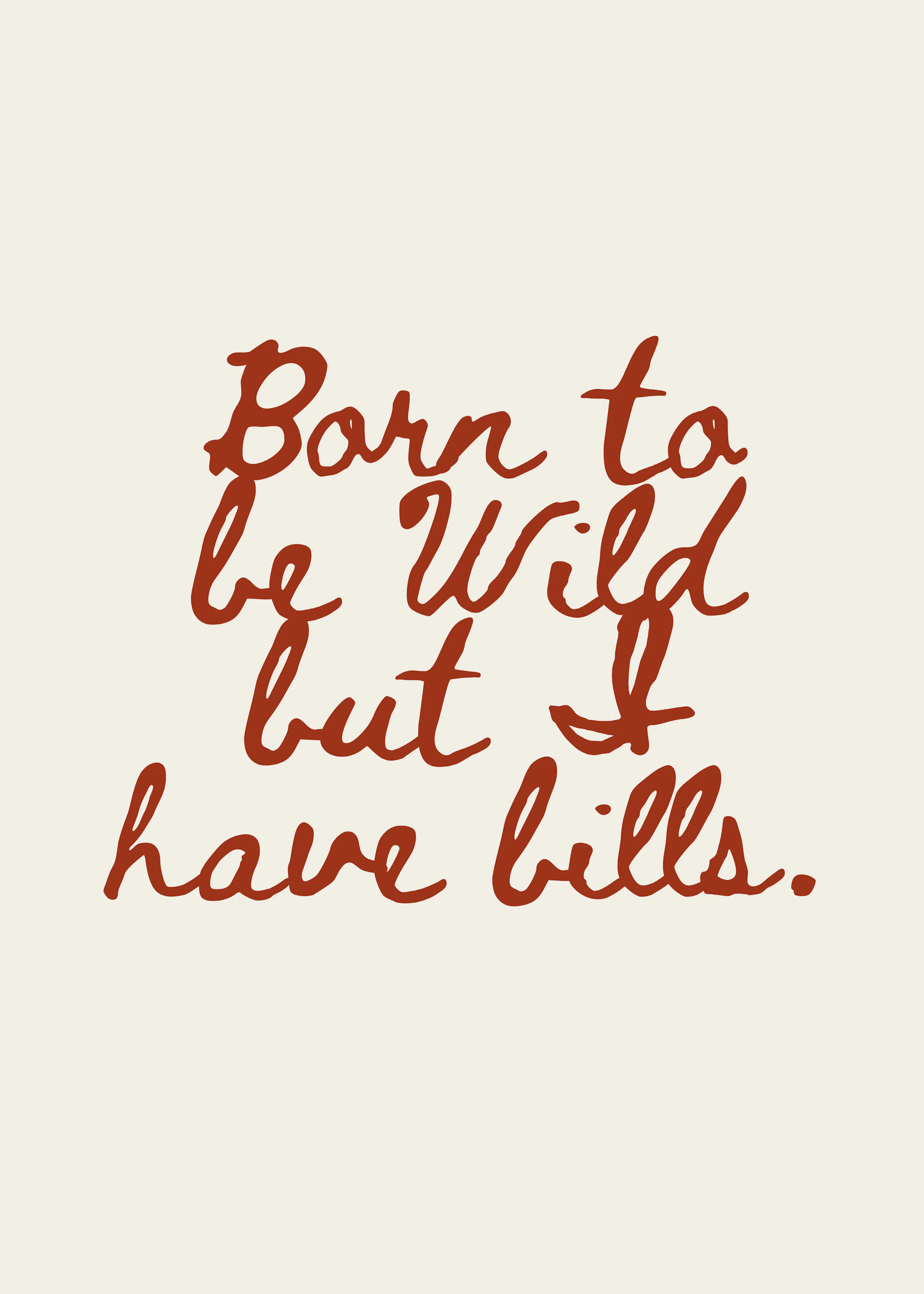 Marron Born To Be Wild Poster 0