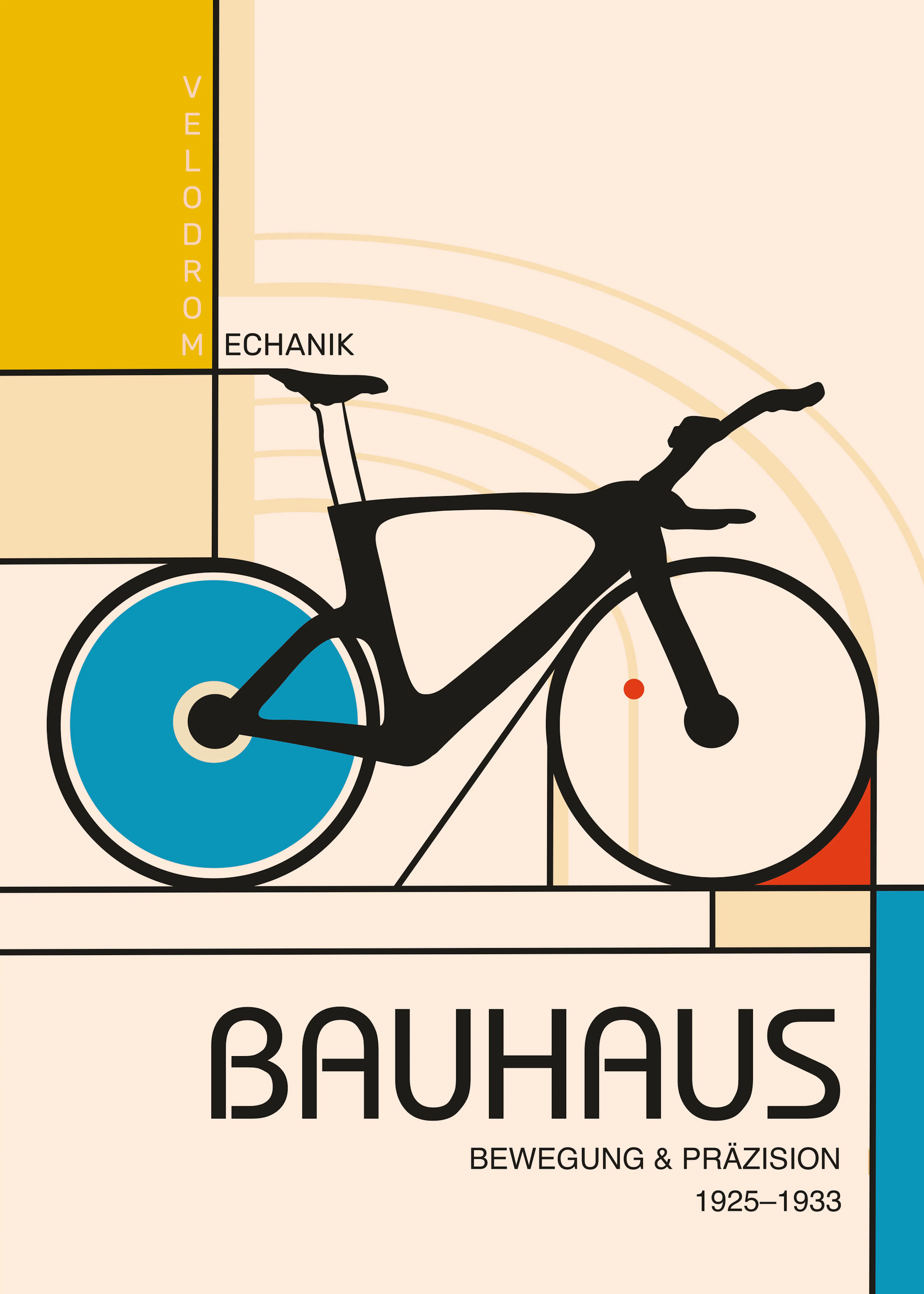 Gelbe Bauhaus-Bewegung Poster 0