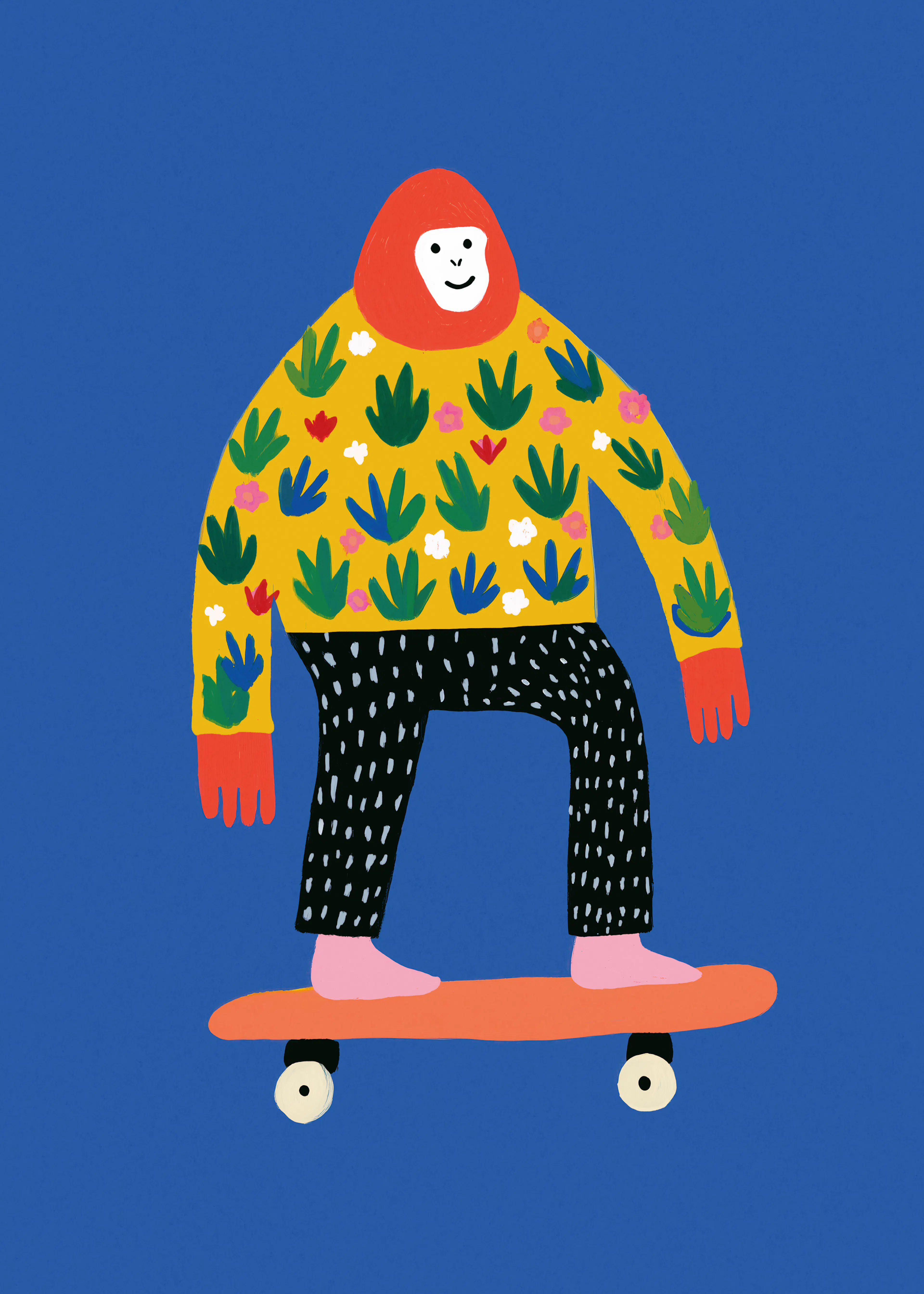 Colorful Skateboarder Poster 0