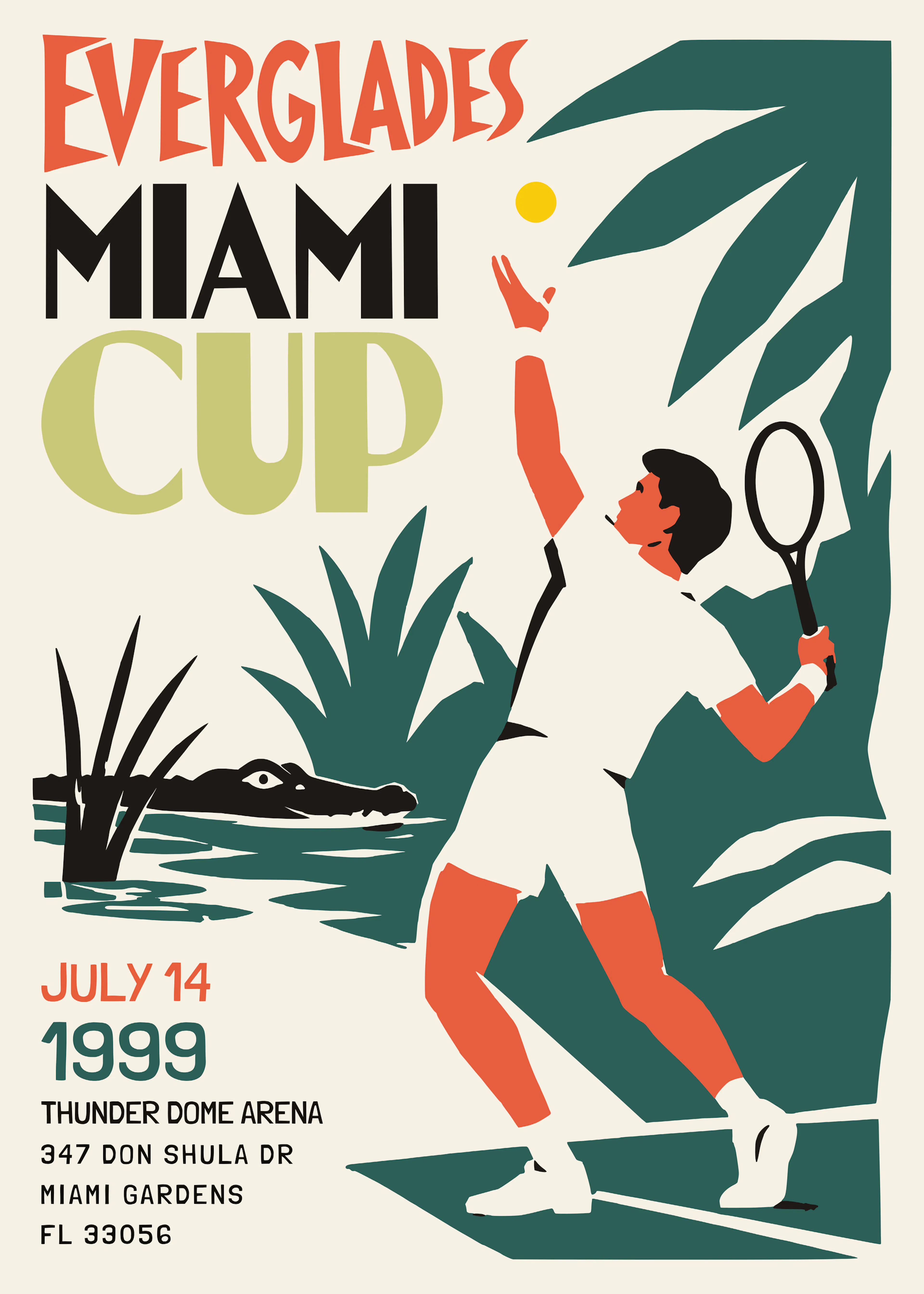 Everglades Miami Cup Poster 0