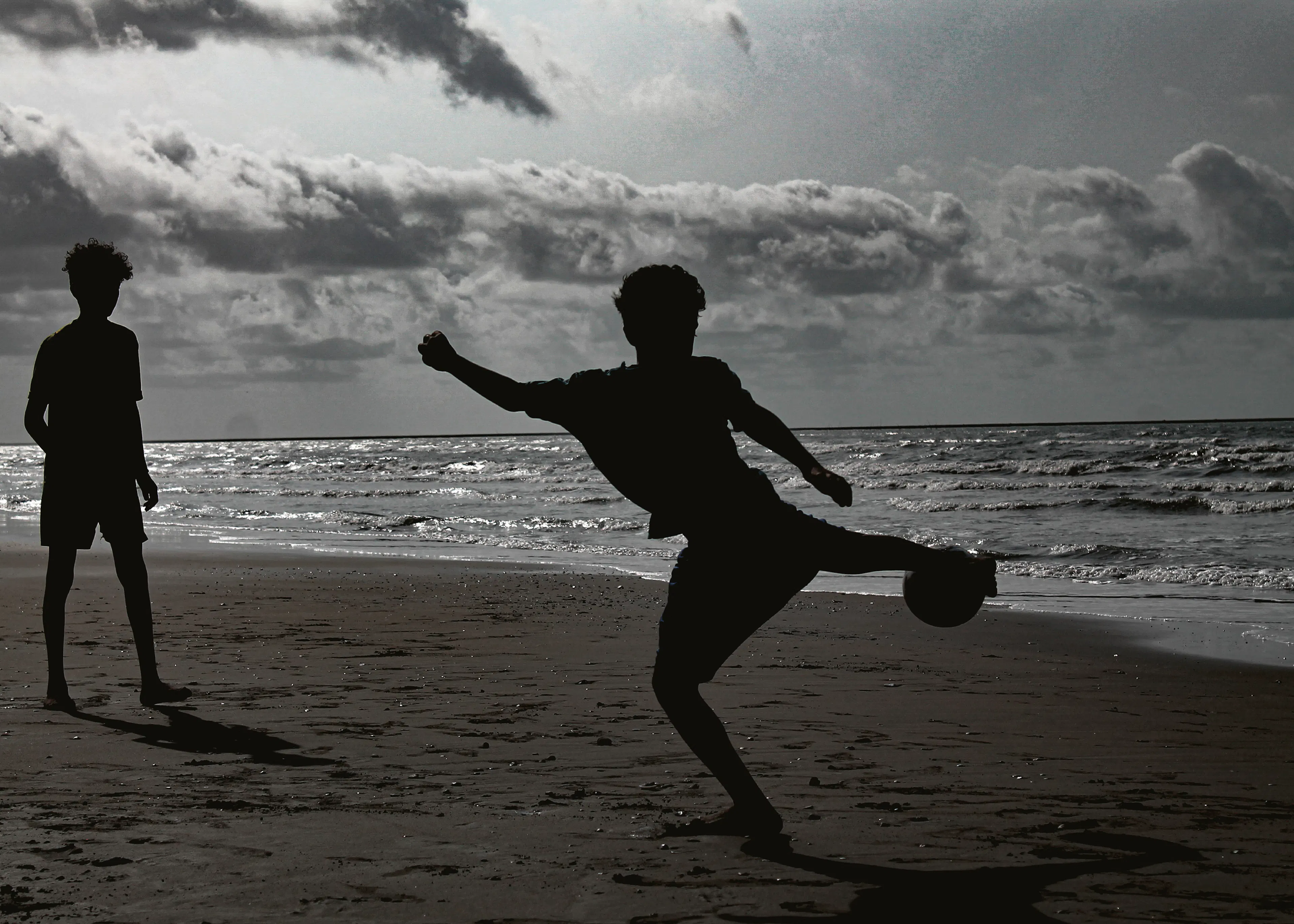 Beachvoetbal Poster 0